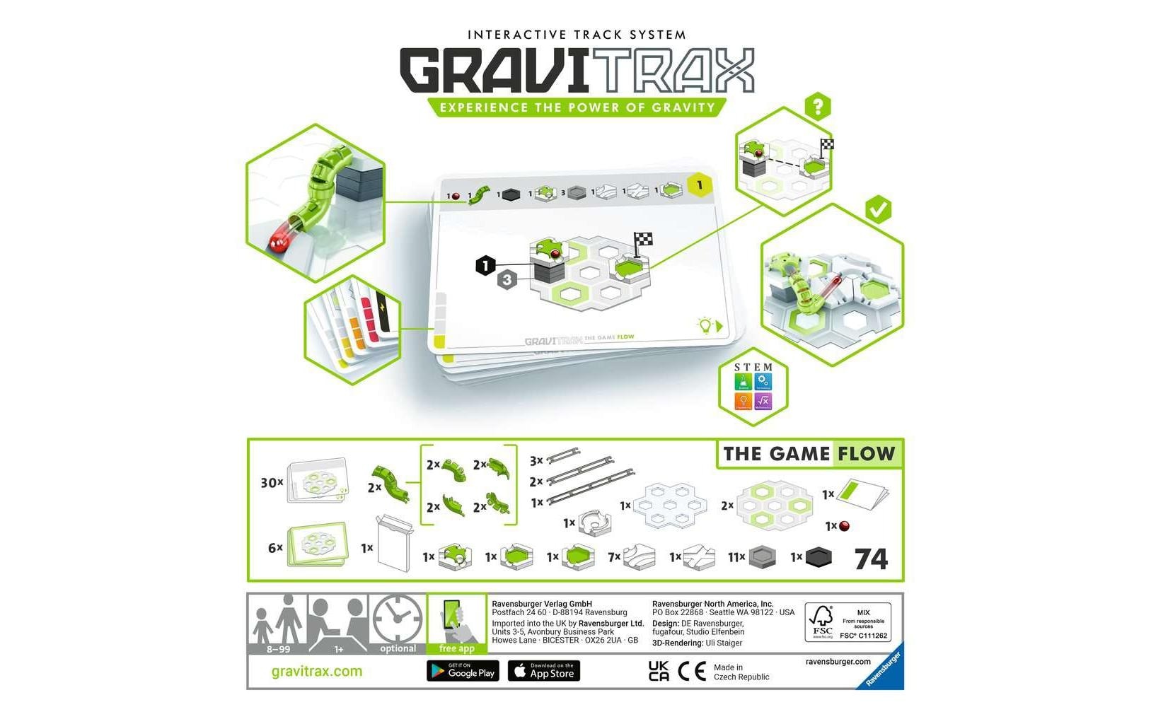 Ravensburger Kugelbahn »GraviTrax«, (74 tlg.)