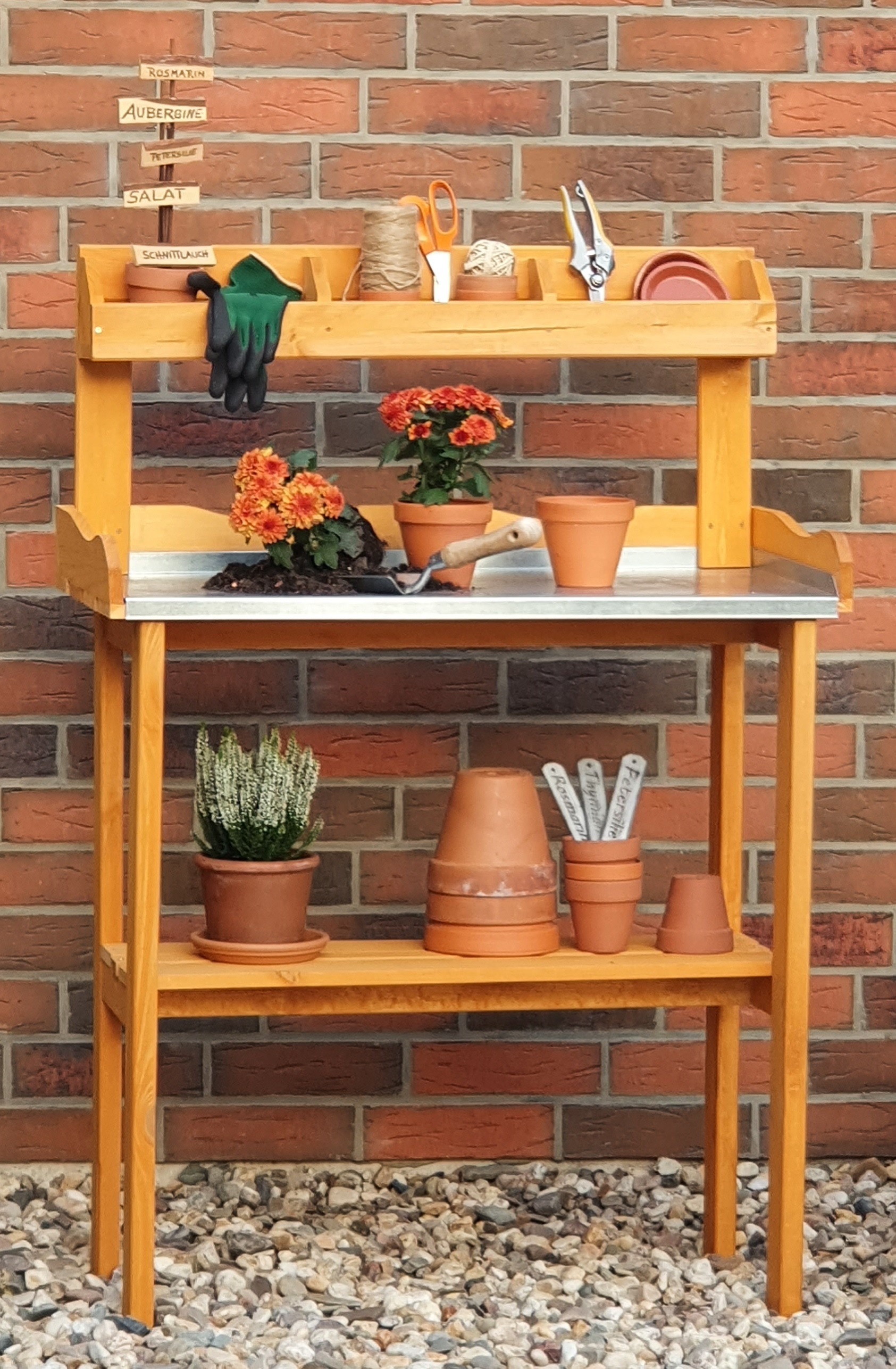 promadino Pflanztisch, BxTxH: 84x38x130 cm