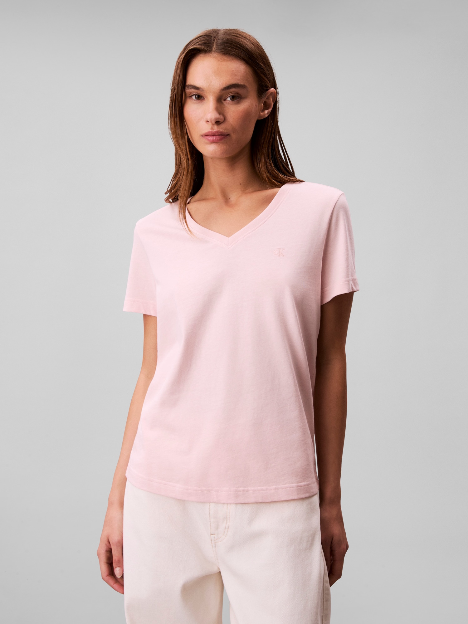 Calvin Klein Jeans T-Shirt »Archive Jersey Vnk Tee EU« Mit V-Ausschnitt