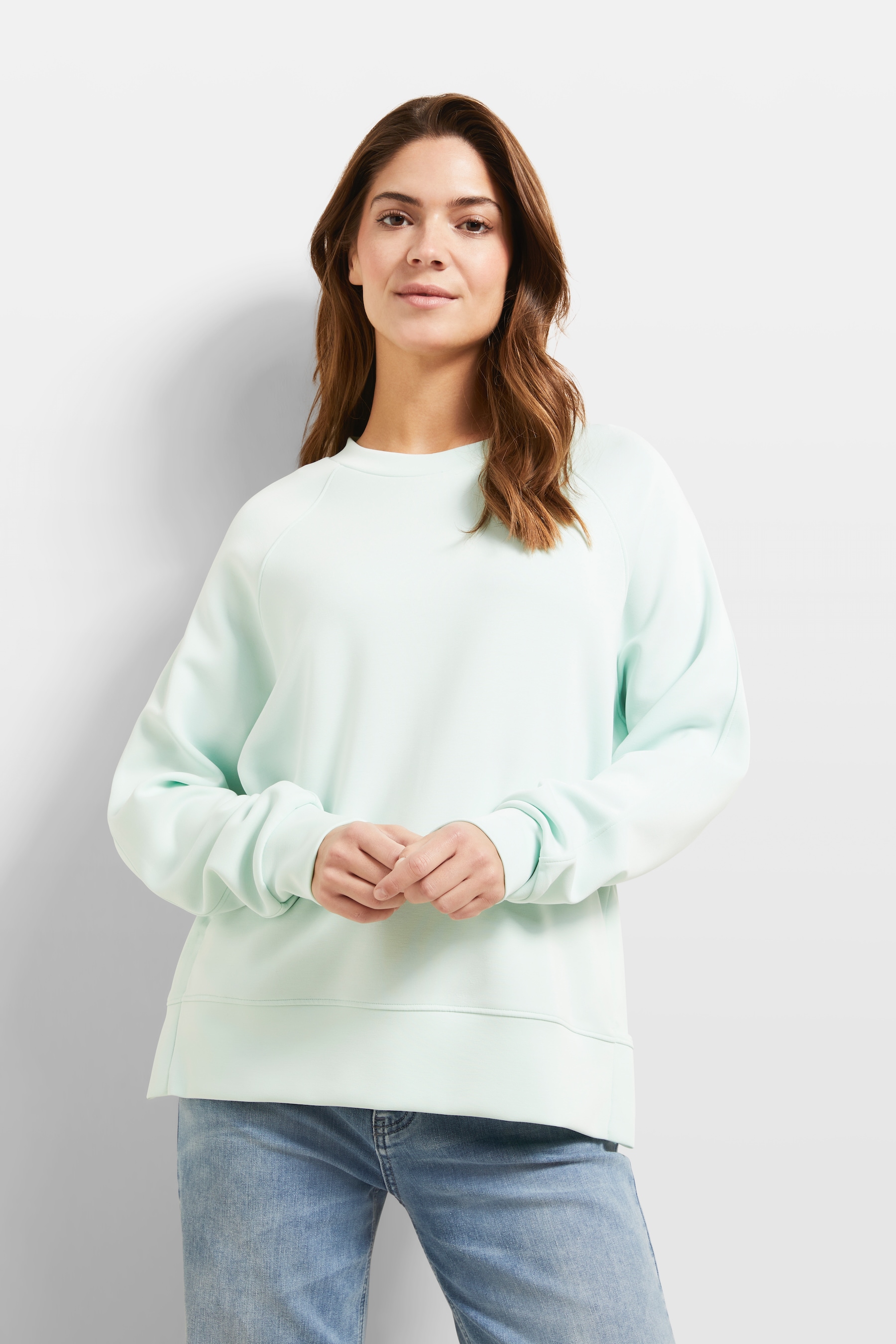 bugatti Sweatshirt, aus elastischer Modalware