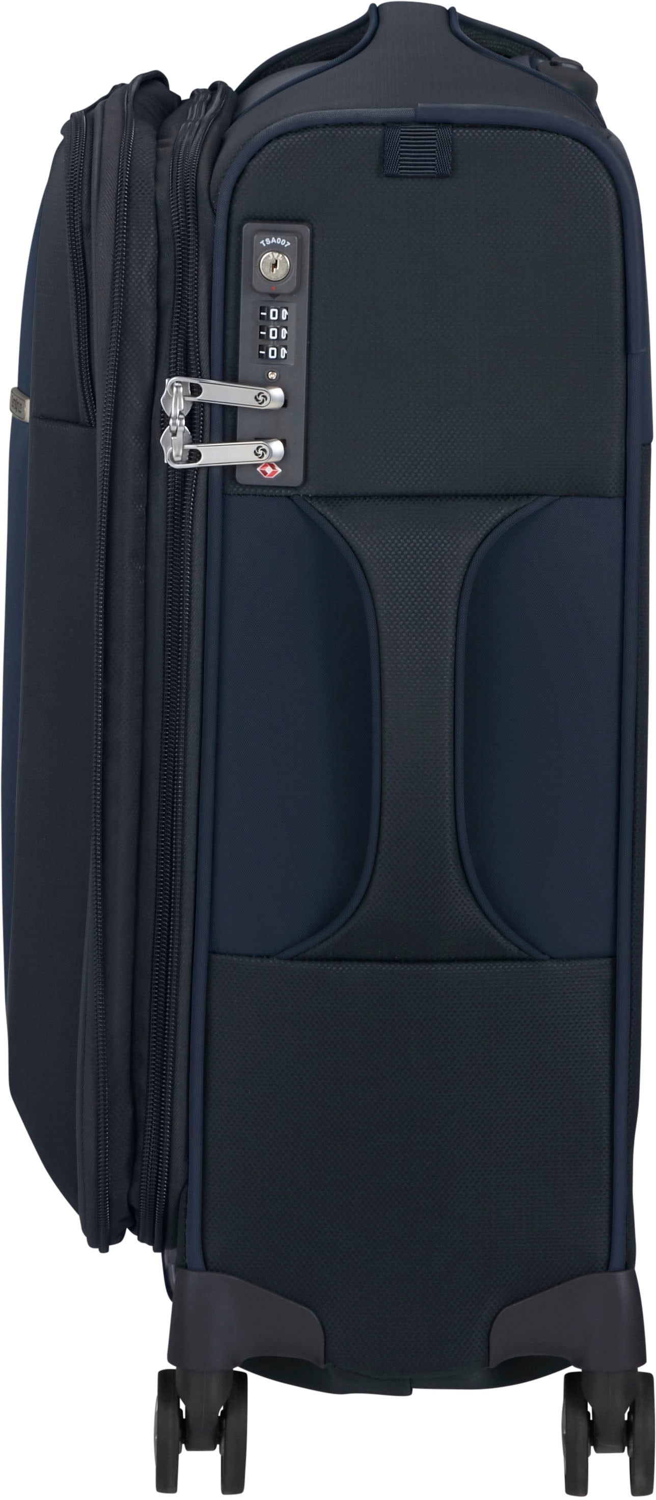 Samsonite Weichgepäck-Trolley »D'LITE, verschiedene Grössen und Farben«, 4 Rollen, Hartschalen-Koffer Reisekoffer TSA-Zahlenschloss Volumenerweiterung