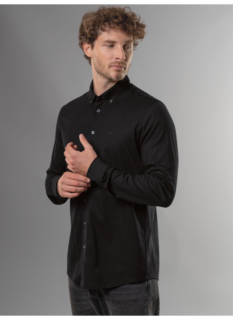 Trigema Poloshirt »TRIGEMA Business-Hemd aus DELUXE-Single-Jersey« 1 Stk.