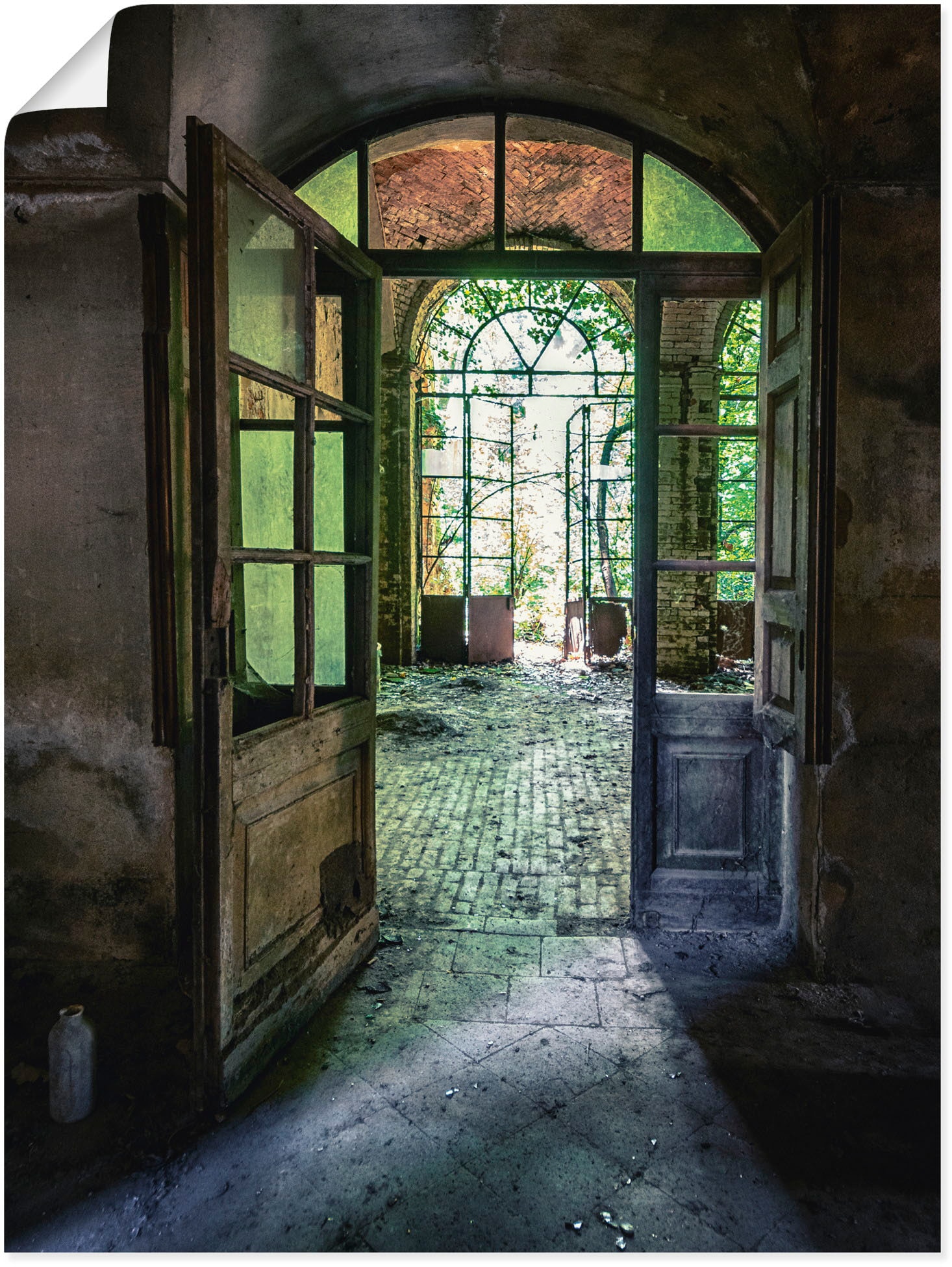 Artland Wandbild »Lost Place - alte Tür Fenster«, Fenster & Türen, (1 St.),  als Alubild, Leinwandbild, Wandaufkleber oder Poster in versch. Grössen  online kaufen | Jelmoli-Versand