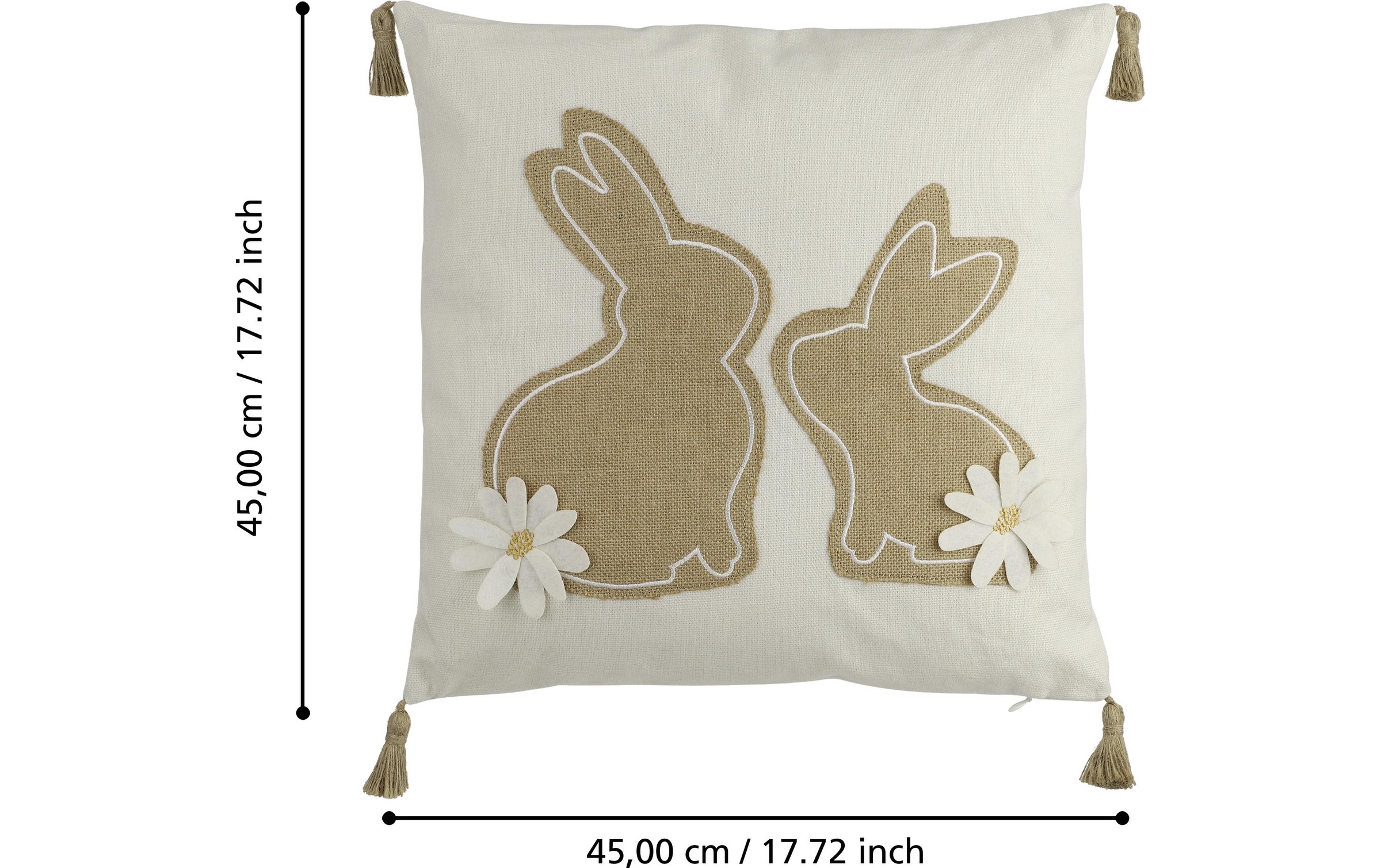 EGLO Dekokissen »Chevery 45 cm x 45 cm«