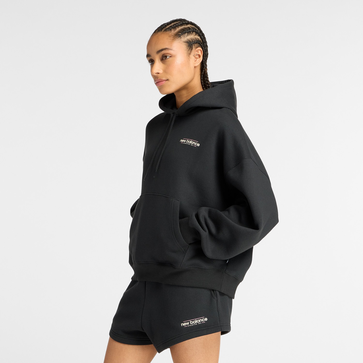 New Balance Kapuzensweatshirt »Reimagined Fleece Oversized Hoodie«