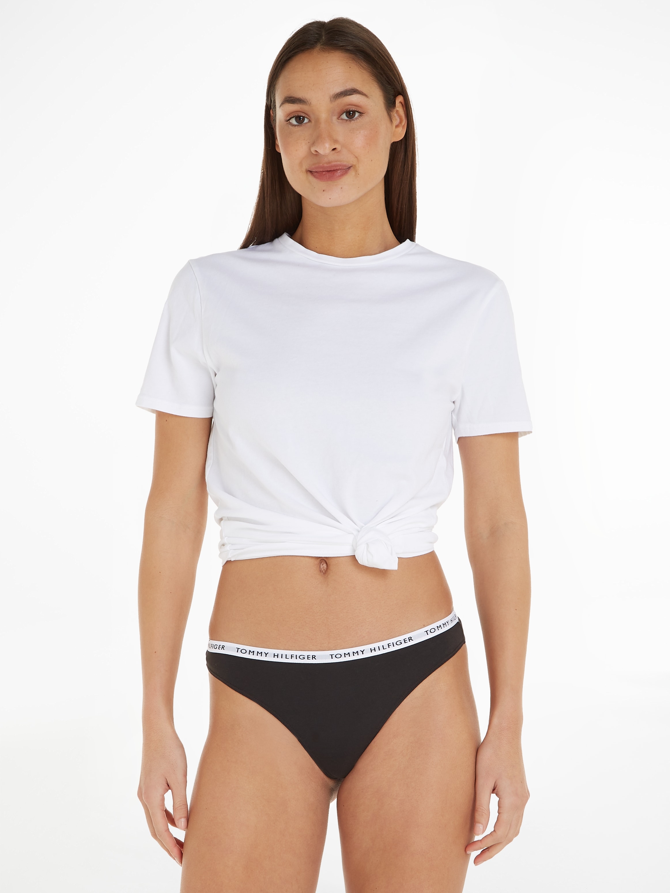 Tommy Hilfiger Underwear Slip, (3 St.), mit schmalem Logobündchen