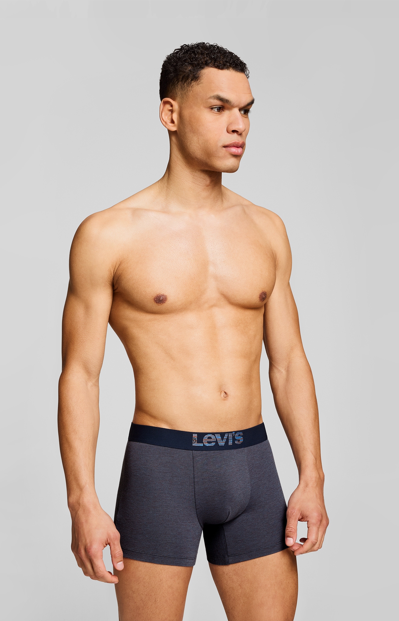 Levi's® Boxershorts »LEVIS MEN OPT ILL BOXER BRIEF ORG CO 2P«, (2er Pack), mit breitem Logobund