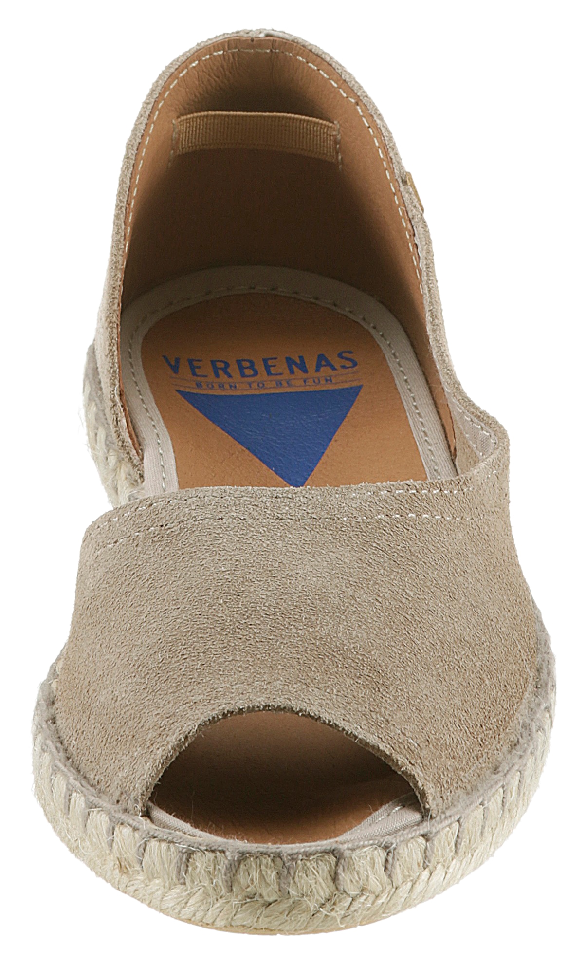 VERBENAS Espadrille »CRUZ SERRAJE«, Strandschuh, Sommerschuh, Loafer mit schönen Ziernähten