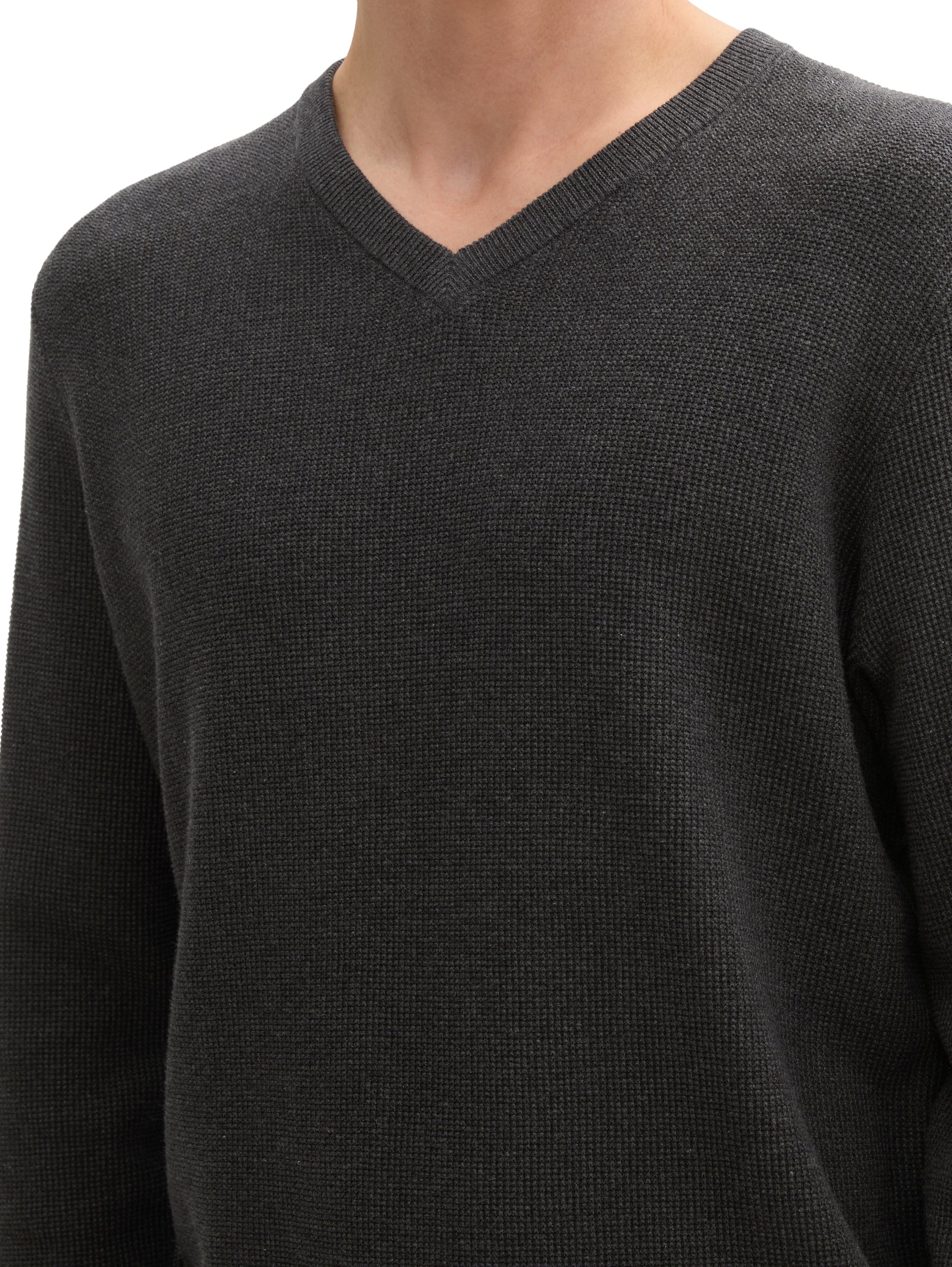 TOM TAILOR Strickpullover, mit V-Ausschnitt