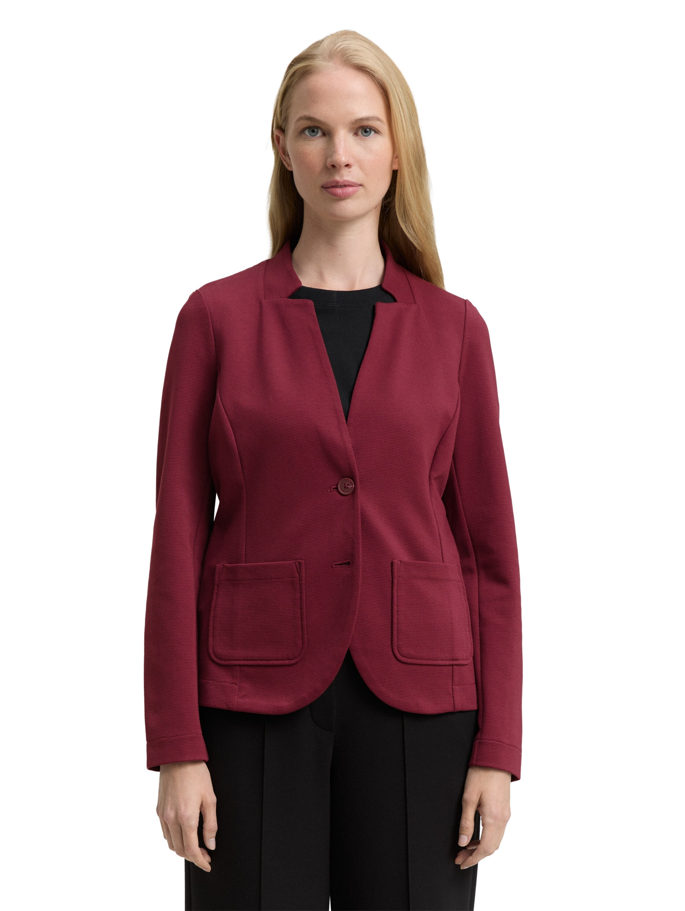 TOM TAILOR Sweatblazer »Ottoman«, mit aufgesetzten Taschen und Struktur