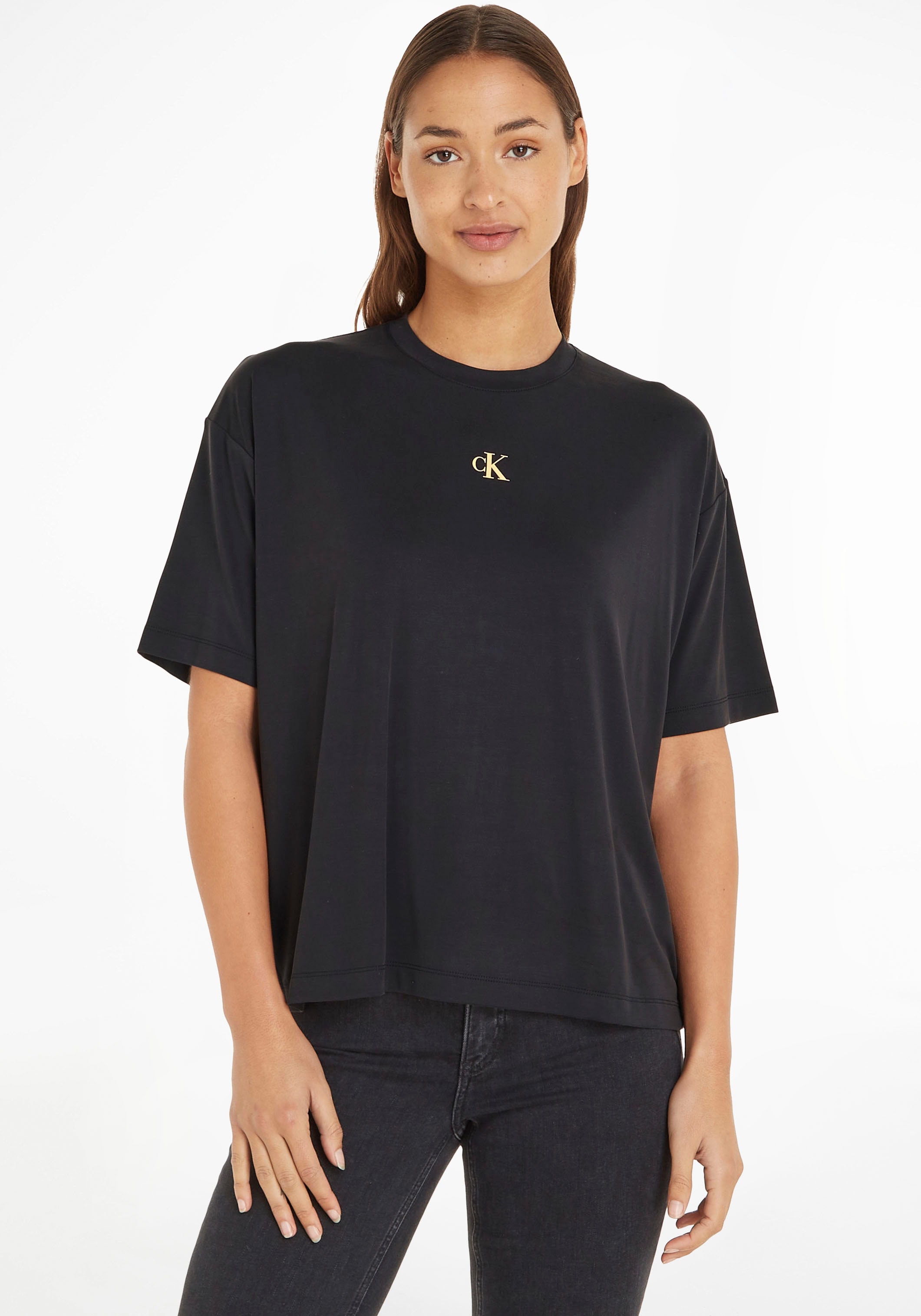 Jeans »BACK Calvin T-Shirt Klein Jelmoli-Versand TEE« online BOYFRIEND bestellen LOGO MODAL |
