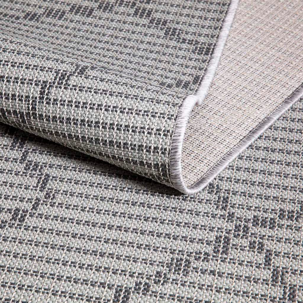 Carpet City Outdoorteppich »PALM3526«, rund, 5 mm Höhe, Wetterfest & UV-beständig, für Balkon, Terrasse, Küche, flach gewebt