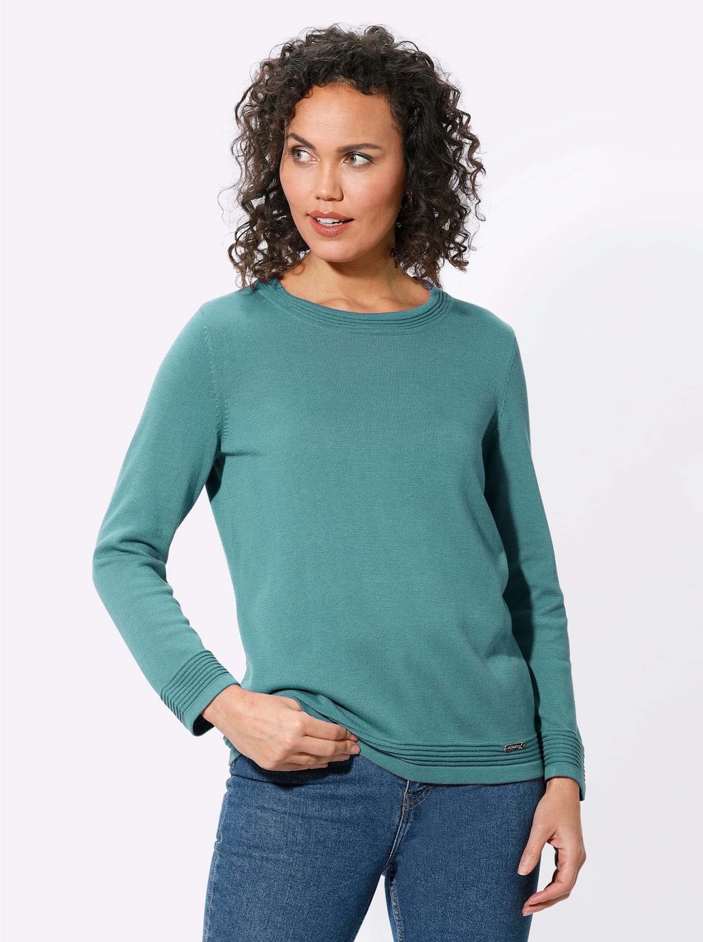Casual Looks Rundhalspullover »Rundhals-Pullover«