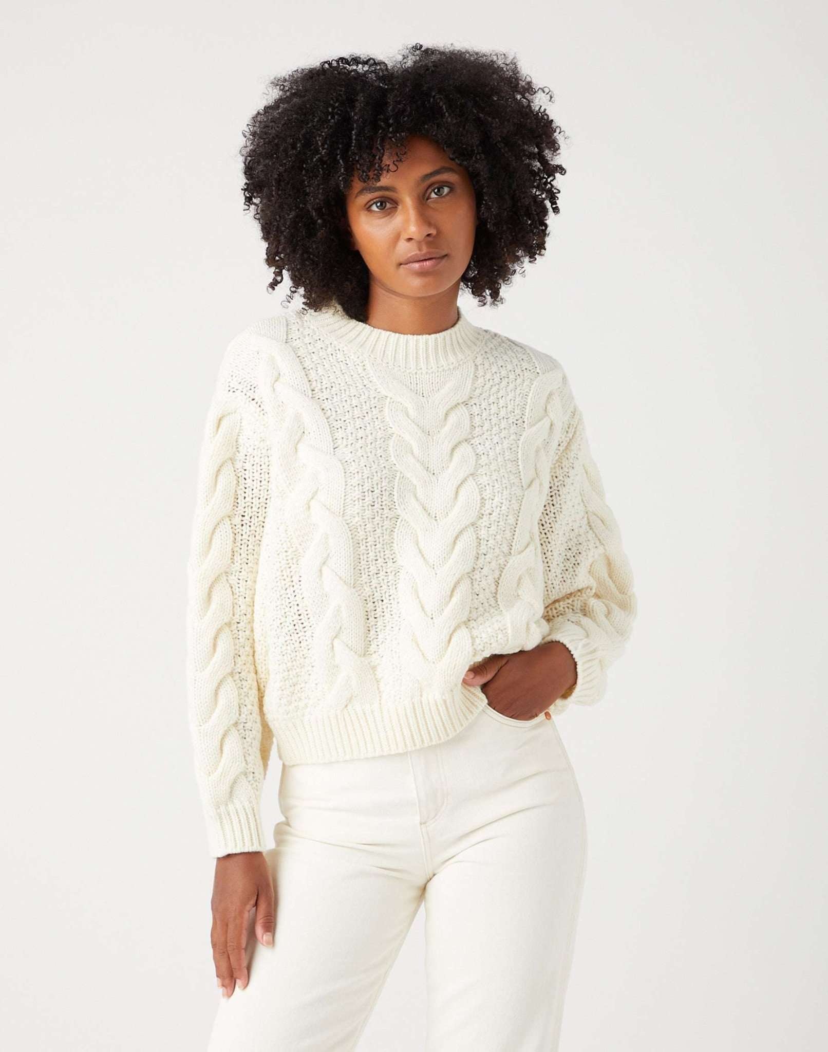 Strickpullover »Wrangler Pullover Crew Neck Cable Knit«