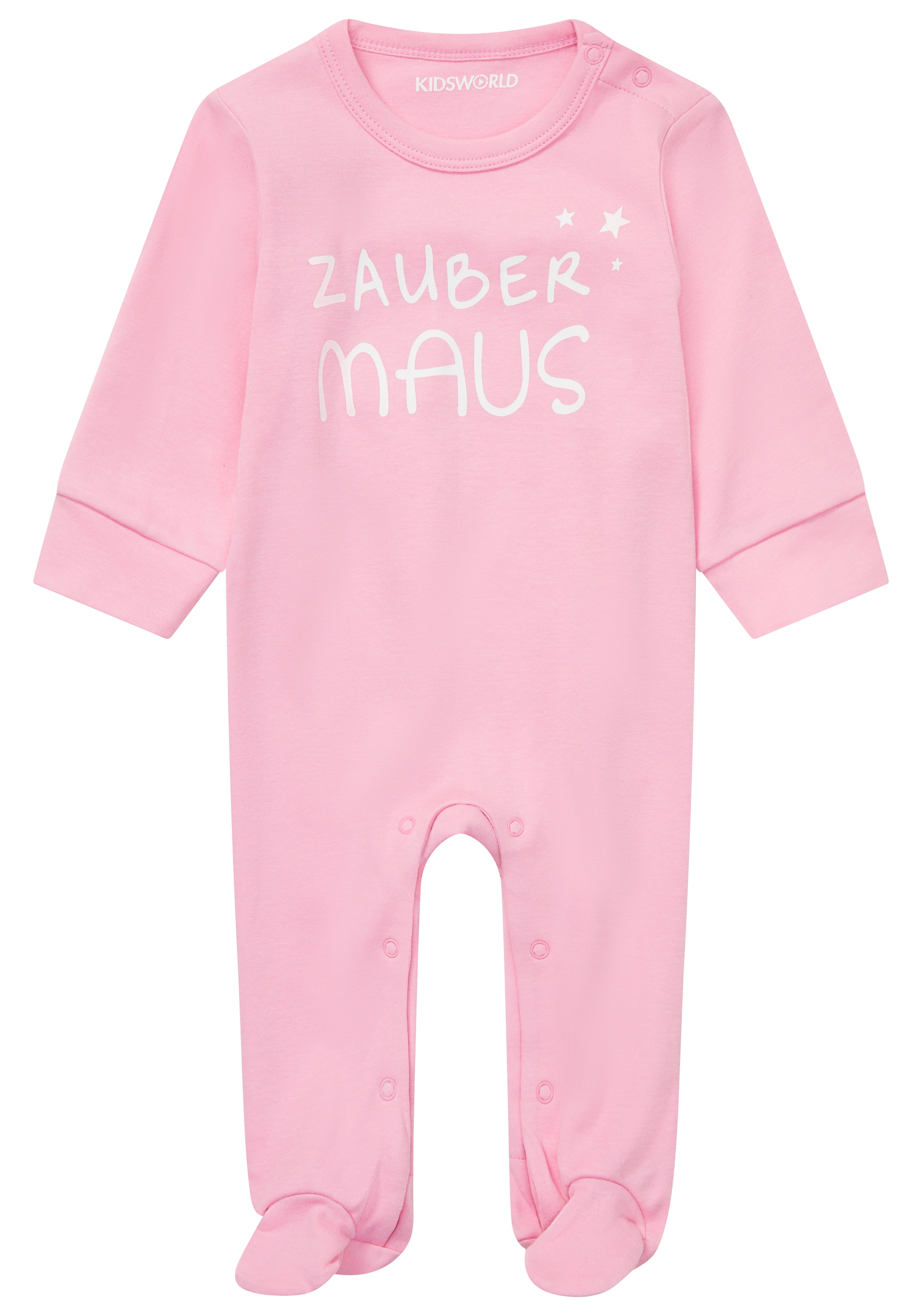 KIDSWORLD Schlafoverall »Zaubermaus«, aus Bio-Baumwolle