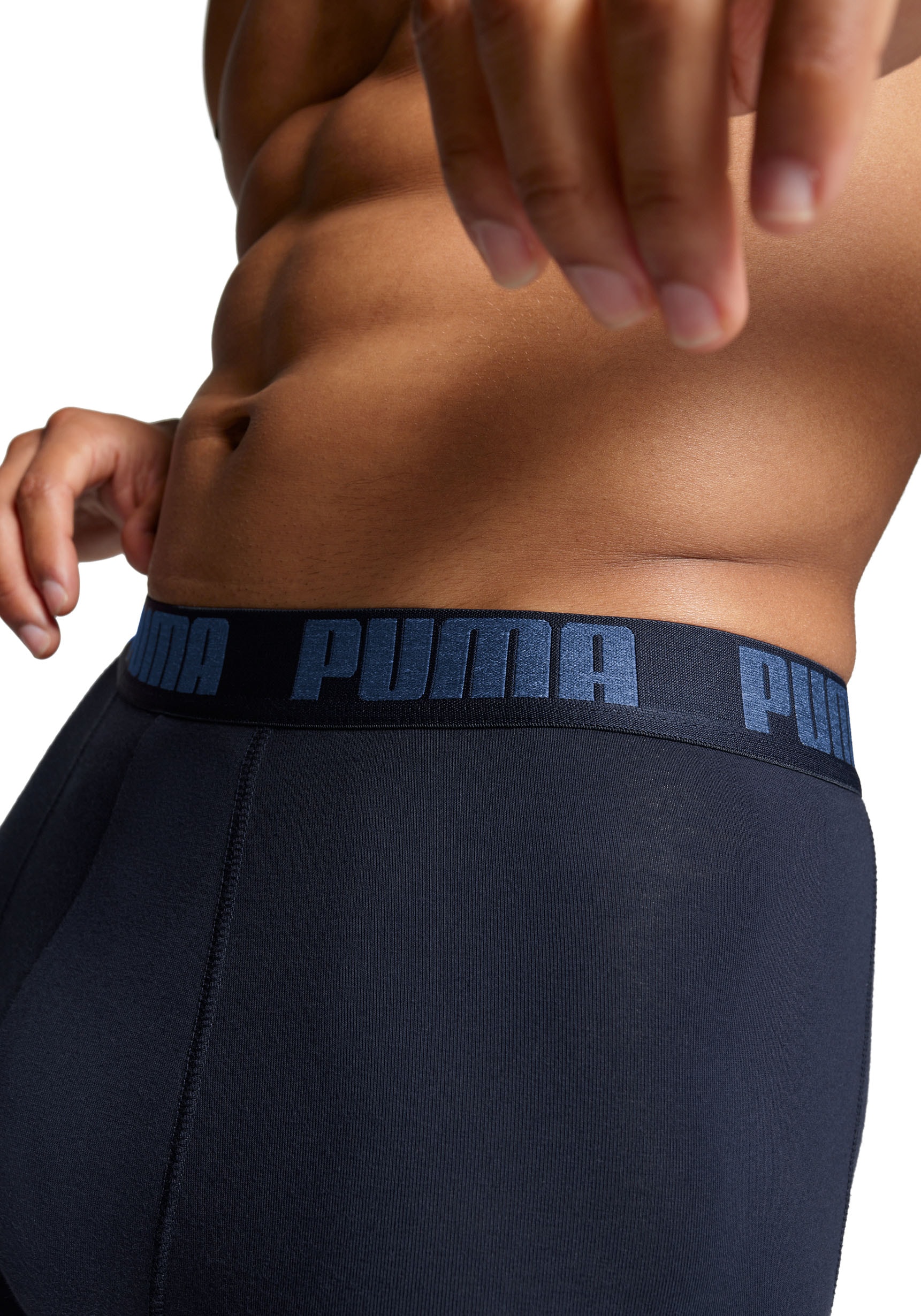 PUMA Boxer, (Packung, 2er-Pack), mit Logo Webbund