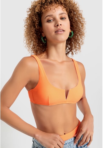 LSCN by LASCANA Bustier-Bikini-Top »Gina«, mit V-Ausschnitt vorne kaufen
