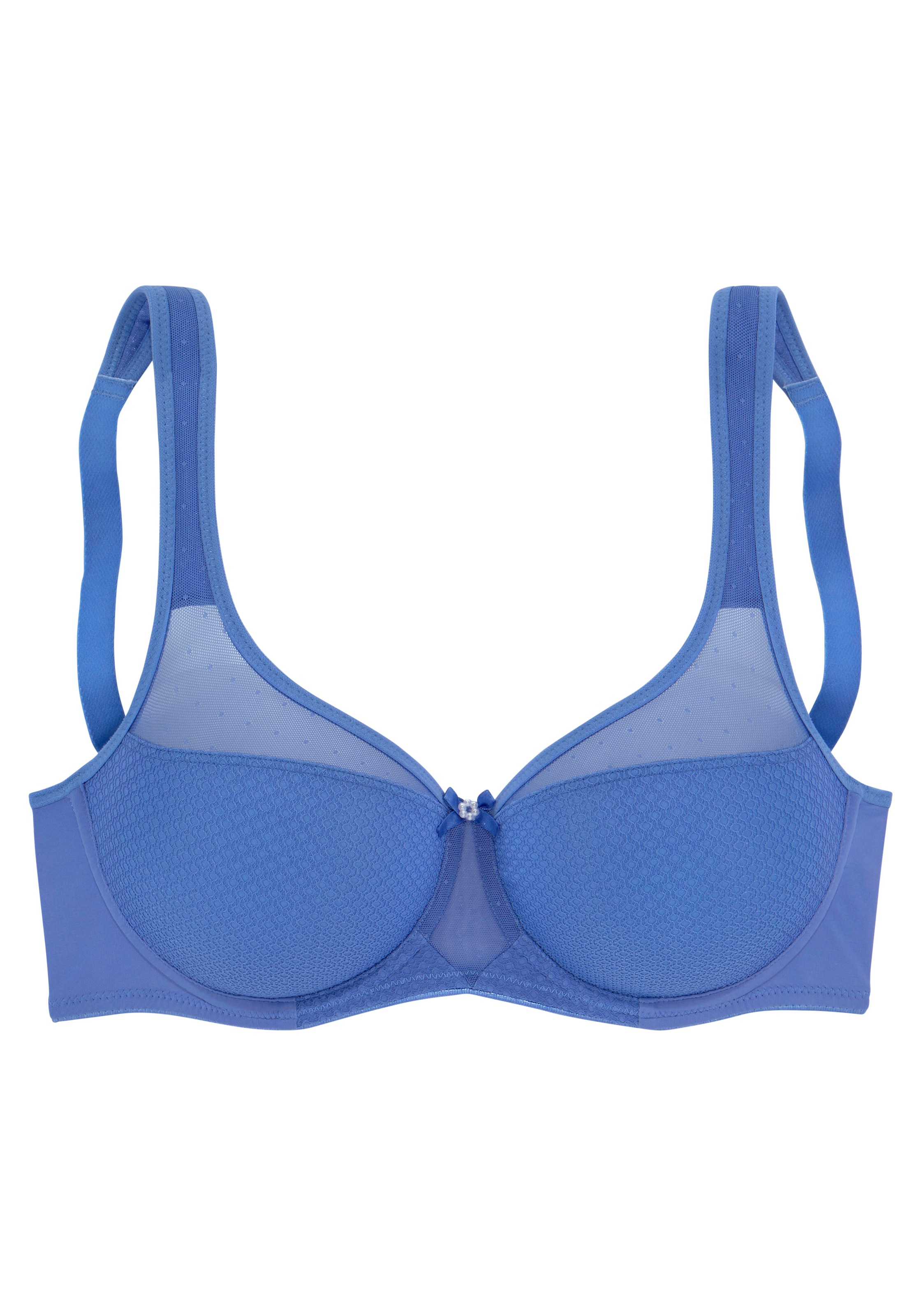 Tüll BH Blau - Transparente BHs