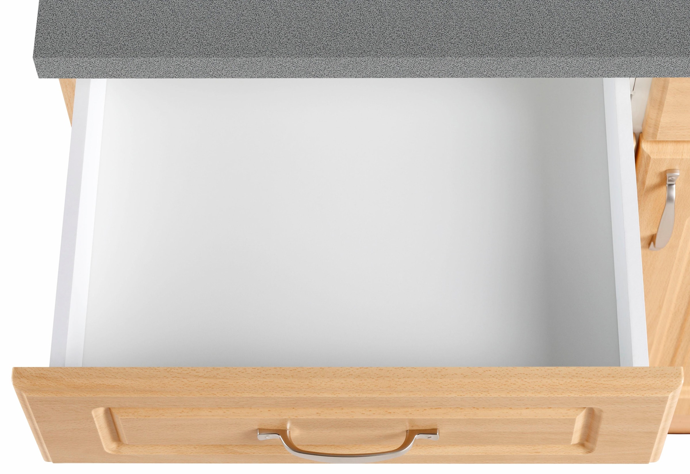 wiho Küchen Unterschrank »Linz«, 50 cm breit, mit 2 grossen Auszügen, in Landhaus-Optik