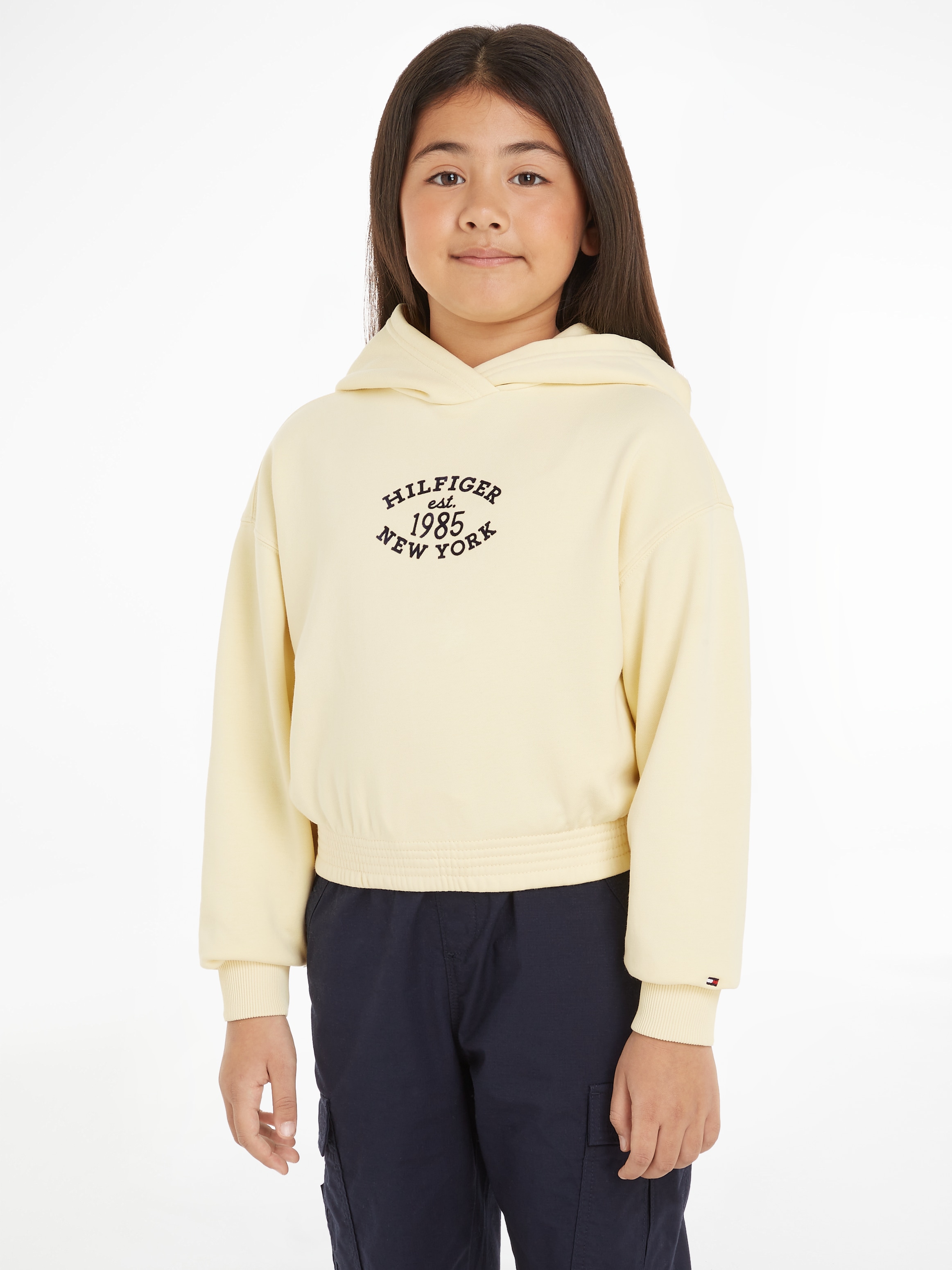 Kapuzensweatshirt »MONOTYPE FLOCK HOODIE«, Kinder bis 16 Jahre mit Logoschriftzug