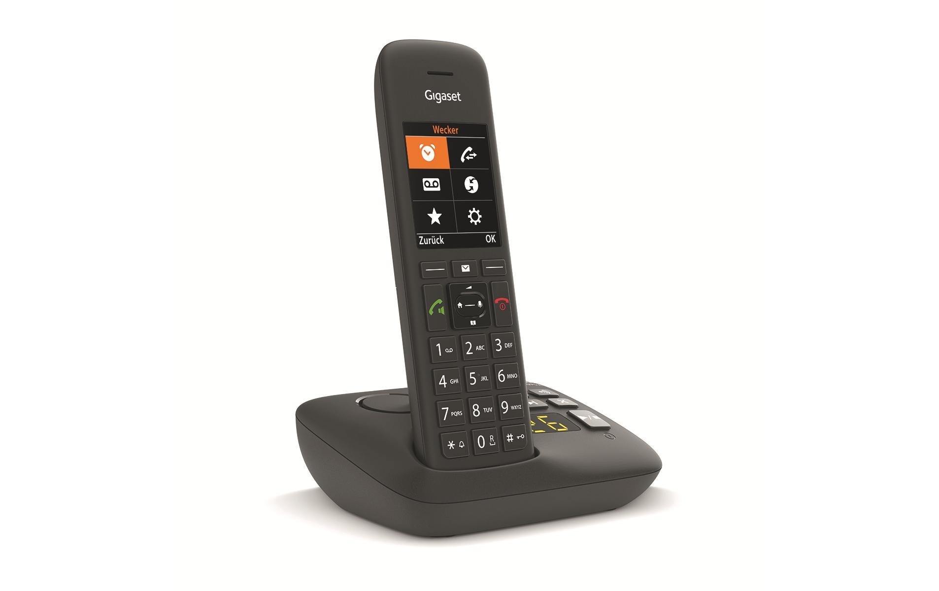 Gigaset DECT-Telefon »C575A schwarz«