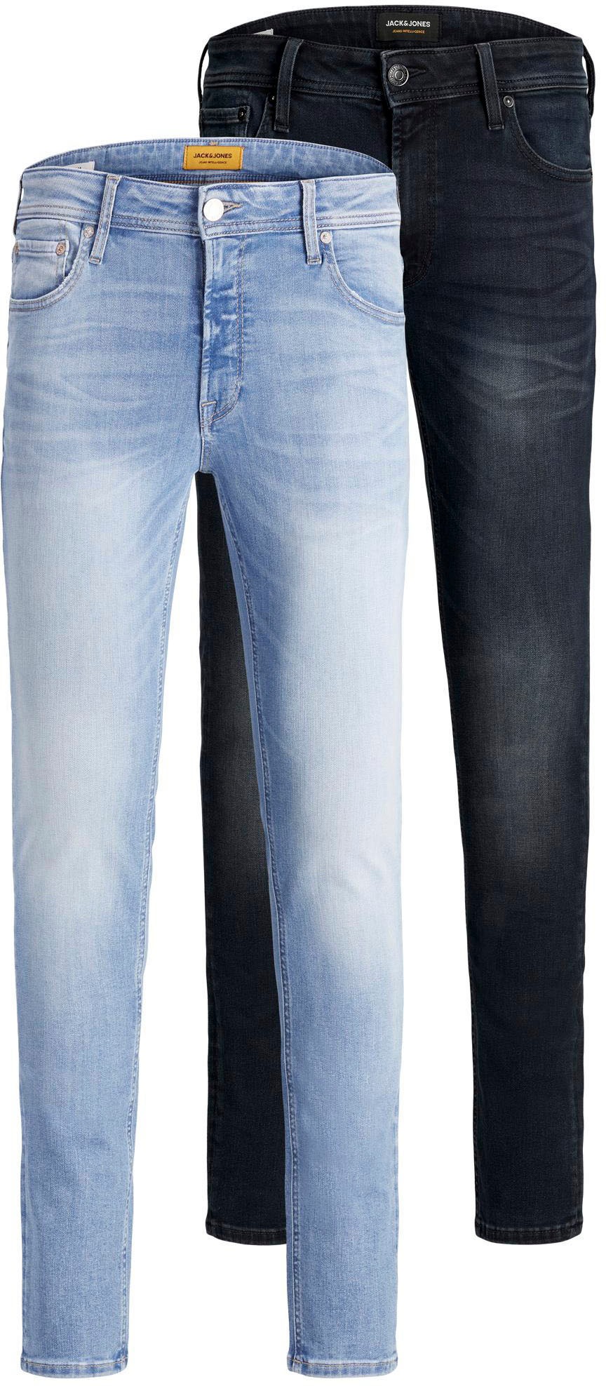 Jack & Jones Skinny-fit-Jeans »LIAM ORIGINAL«, (Packung, 2 tlg., 2er-Pack), 2er Packung kaufen