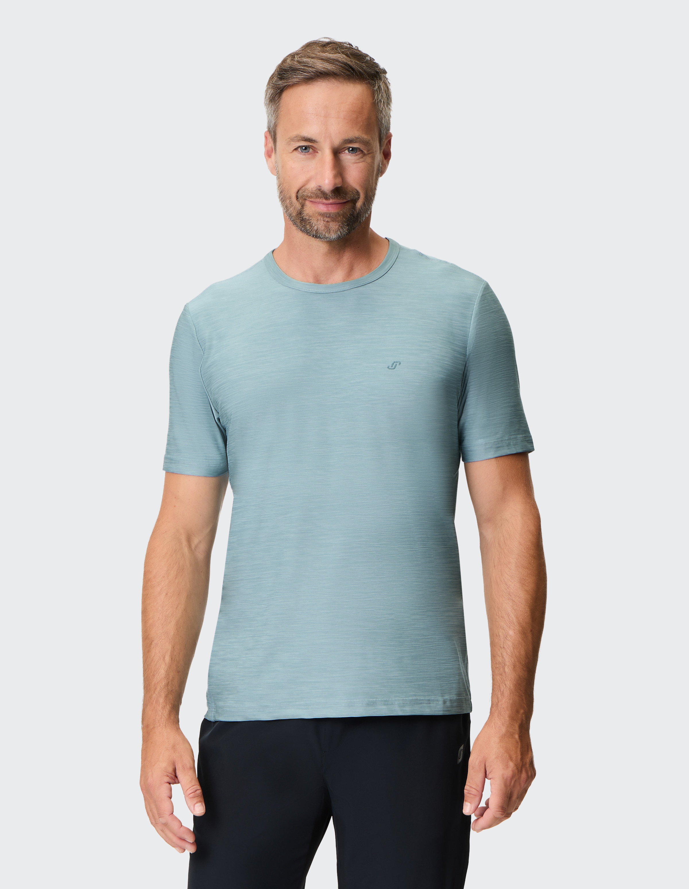 Joy Sportswear Funktionsshirt "T-SHIRT VITUS" melierte Optik, mit Markenlabel, pflegeleicht, Kurzarm