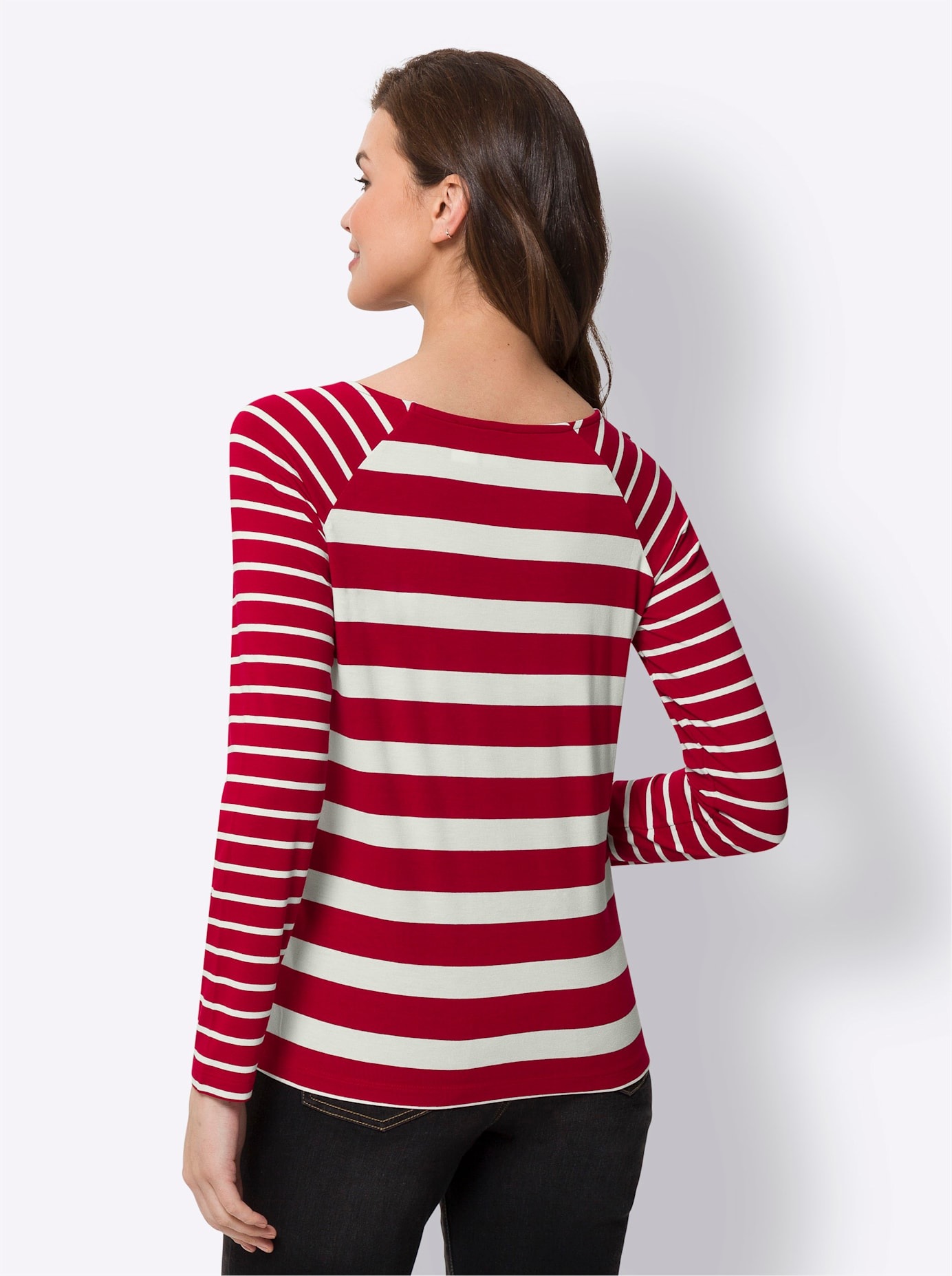 heine Rundhalsshirt »Streifenshirt«, (1 tlg.)