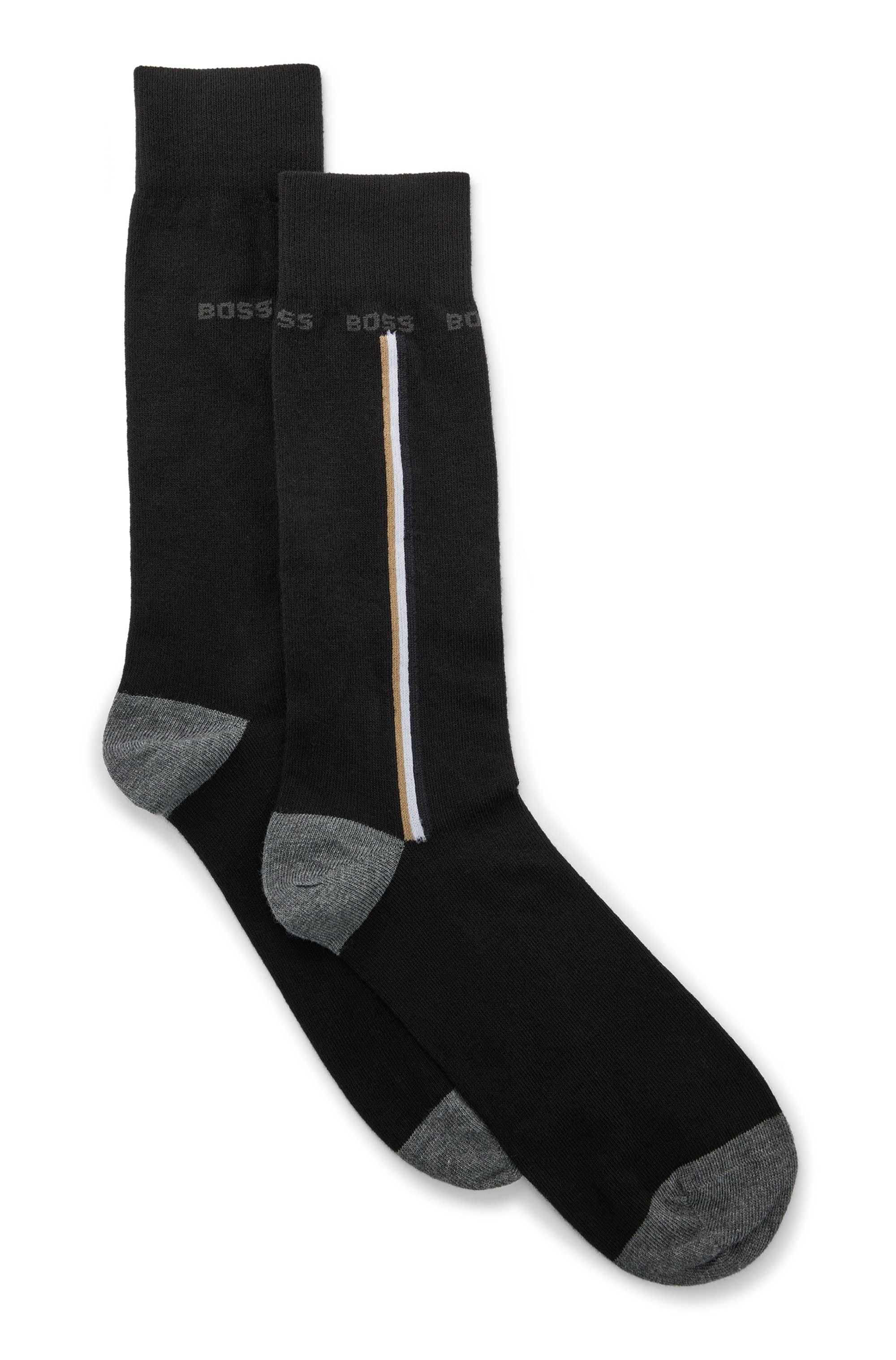 BOSS Businesssocken »2P RS Iconic CC« 2 Paar tlg. mit Kontraststreifen an der Seite