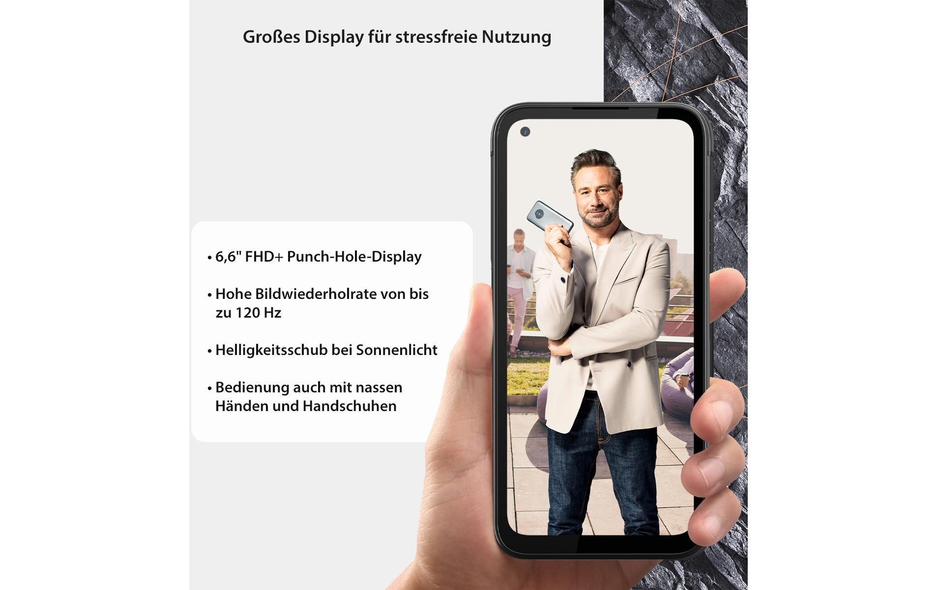Gigaset Smartphone »128 GB Titanium«, Schwarz