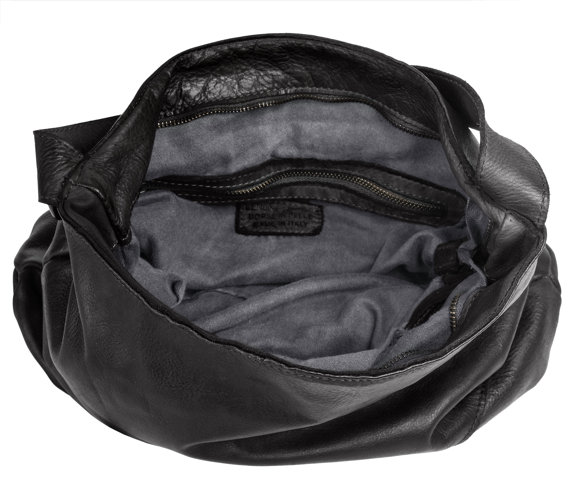 forty° Shopper, echt Leder, Made in Italy