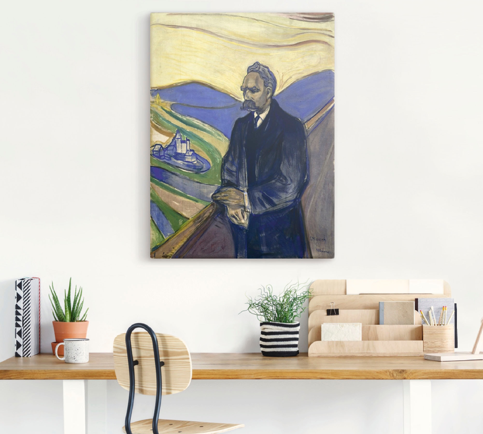 Artland Wandbild »Porträt von Friedrich Nietzsche. 1906«, Mann, (1 St.), als Alubild, Leinwandbild, Wandaufkleber oder Poster in versch. Grössen