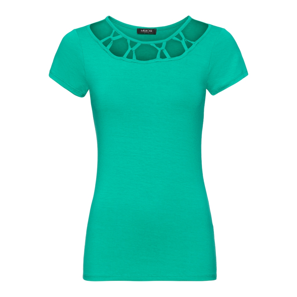 Melrose T-Shirt, mit femininen Glitzer-Details - NEUE KOLLEKTTION