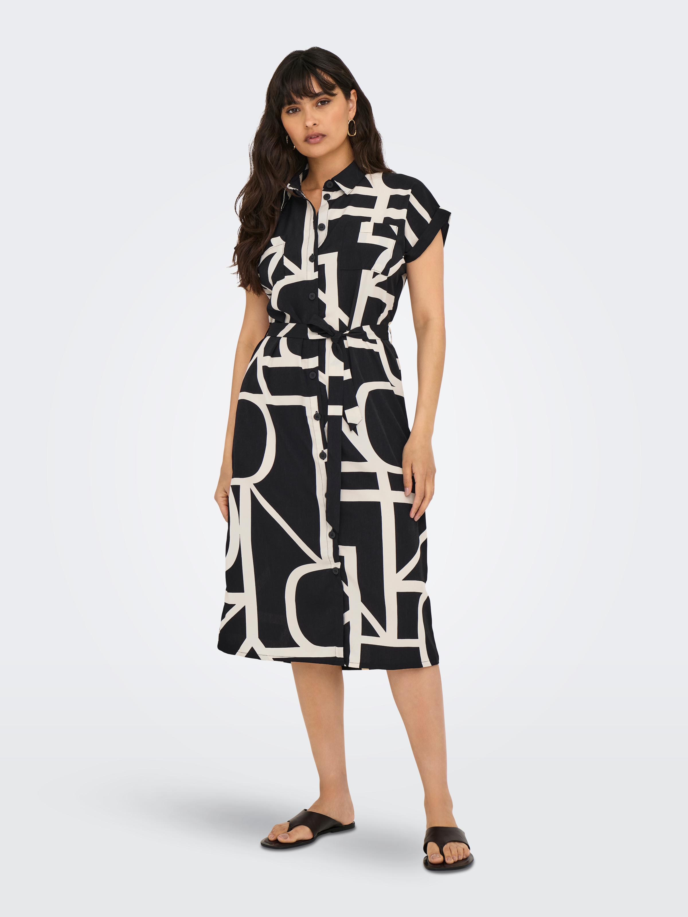 ONLY Hemdblusenkleid »ONLHANNOVER S/S SHIRT DRESS NOOS WVN«