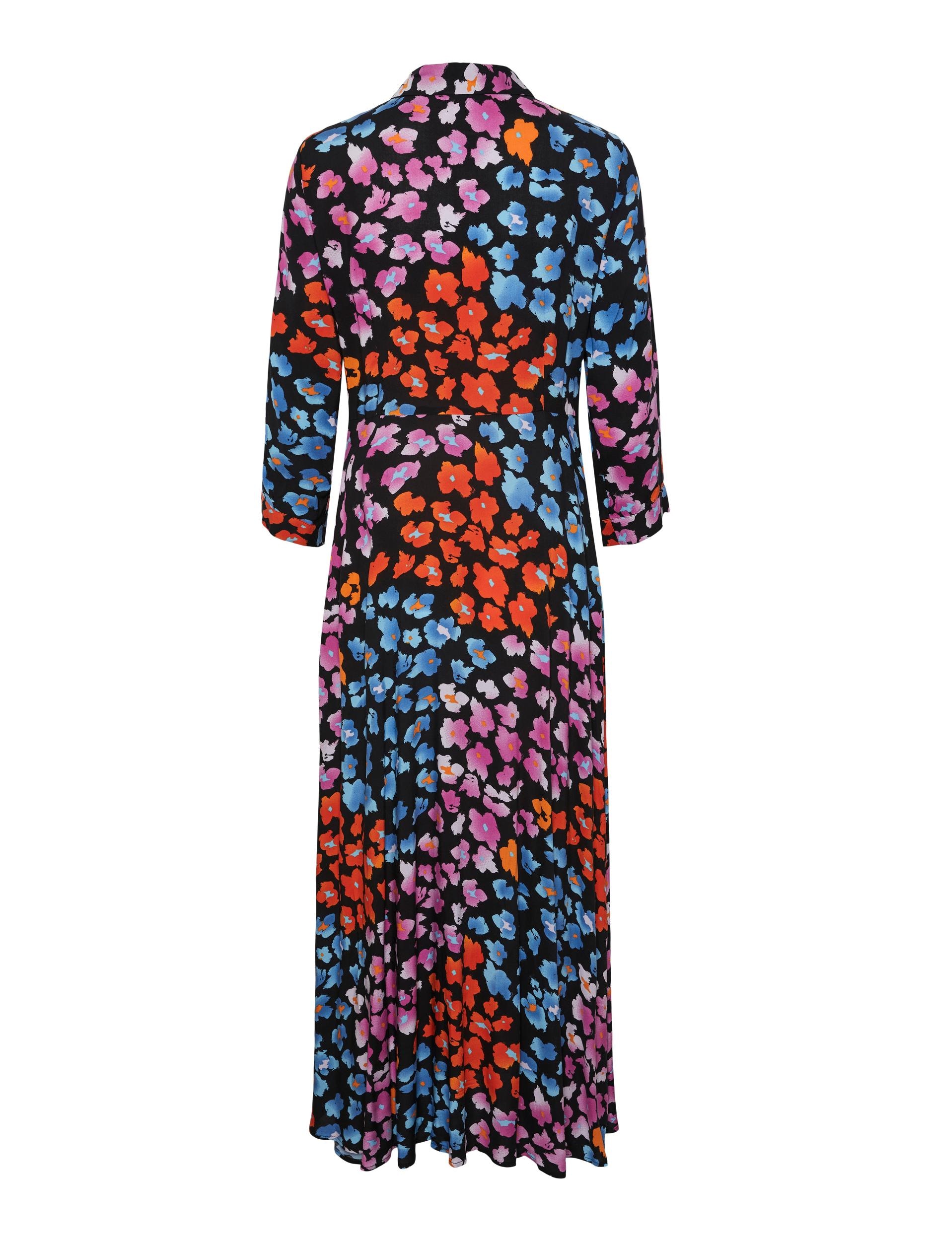 Y.A.S LONG Schweiz 3/4 Hemdblusenkleid »YASSAVANNA mit DRESS«, SHIRT Jelmoli-Versand Ärmel bei shoppen online
