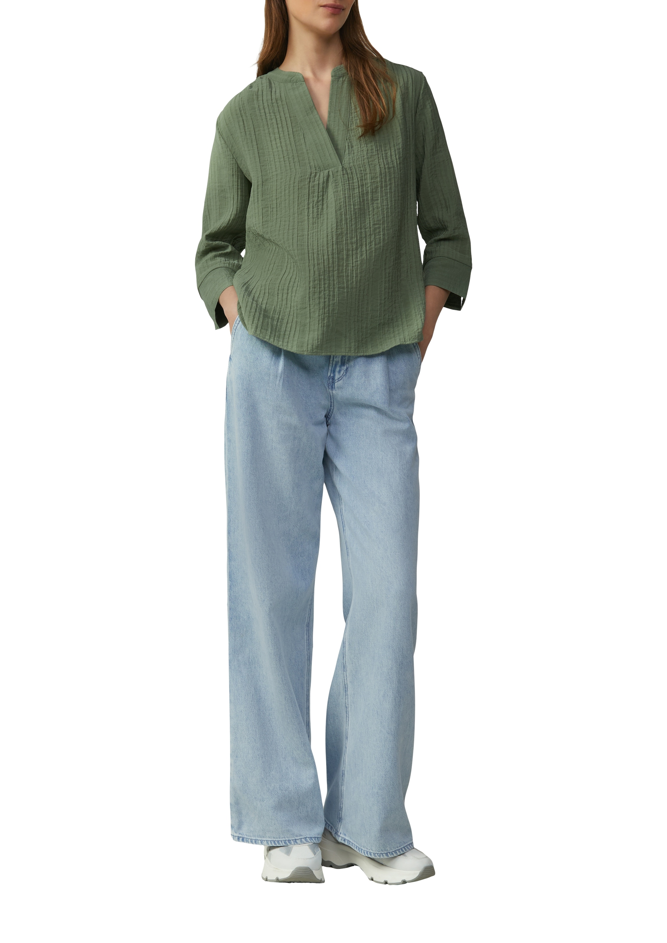 s.Oliver Shirtbluse, mit 3/4-Ärmeln und im Tunika-Look