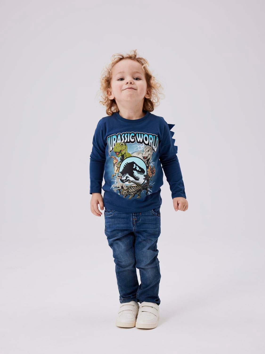 Name It Langarmshirt »NMMJOLLY JURASSIC LS TOP NOOS SKY«