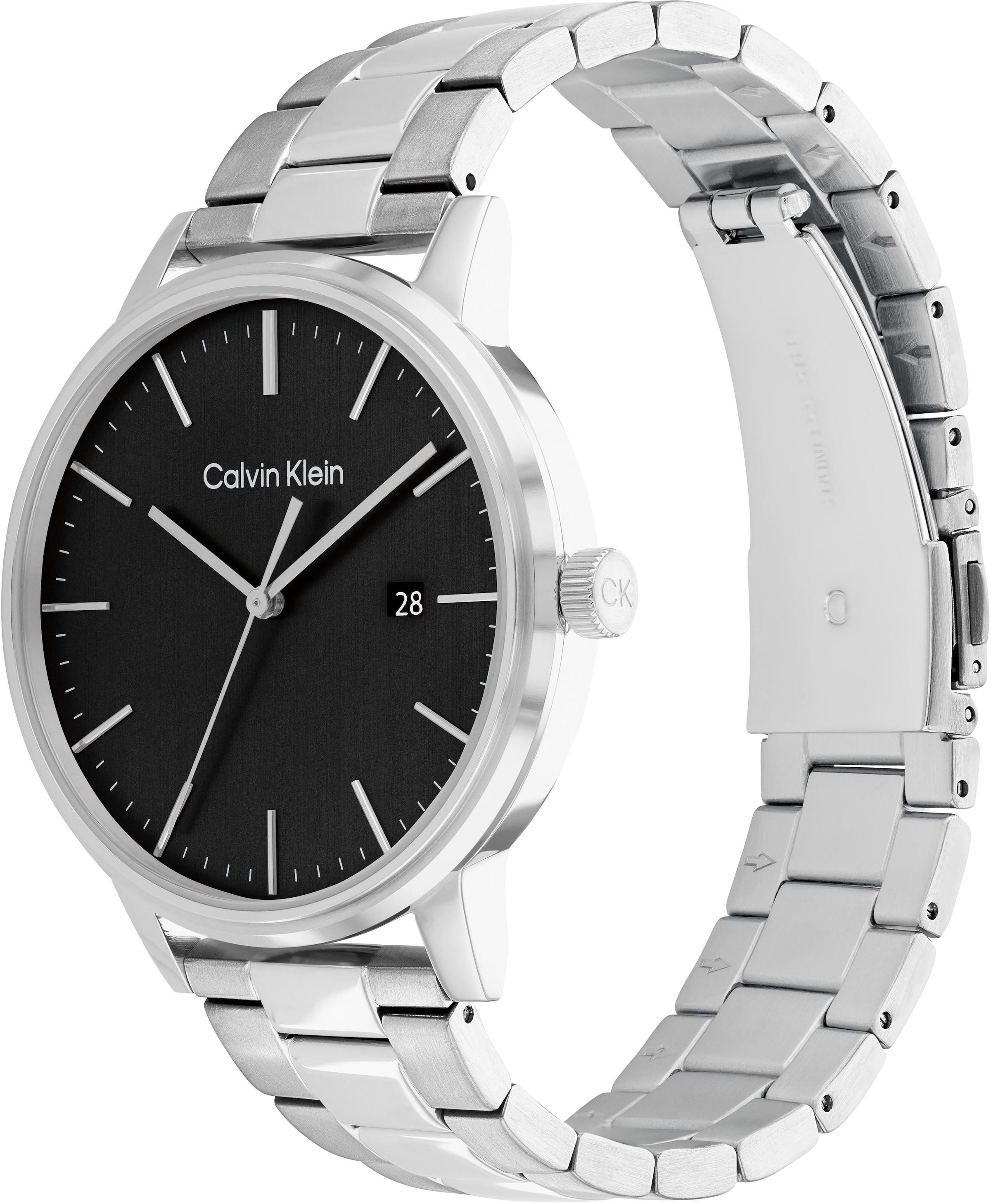 Calvin Klein Quarzuhr »Linked, 25200053«, Armbanduhr, Herrenuhr, Datum, Mineralglas