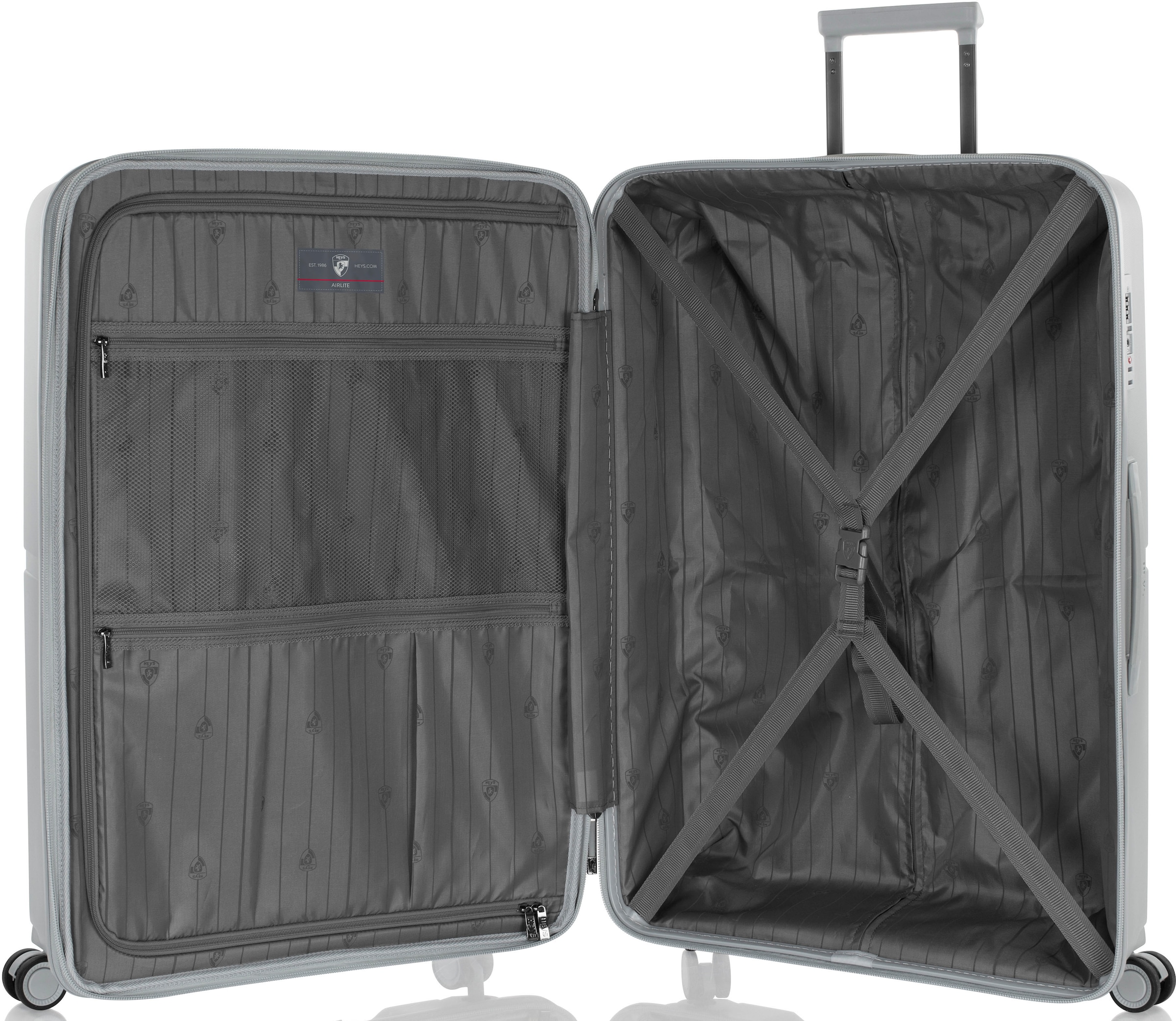 Heys Hartschalen-Trolley »AirLite, verschiedene Grössen und Farben«, 4 Rollen, Heys x Joachim Llambi Hartschalen-Koffer TSA Schloss