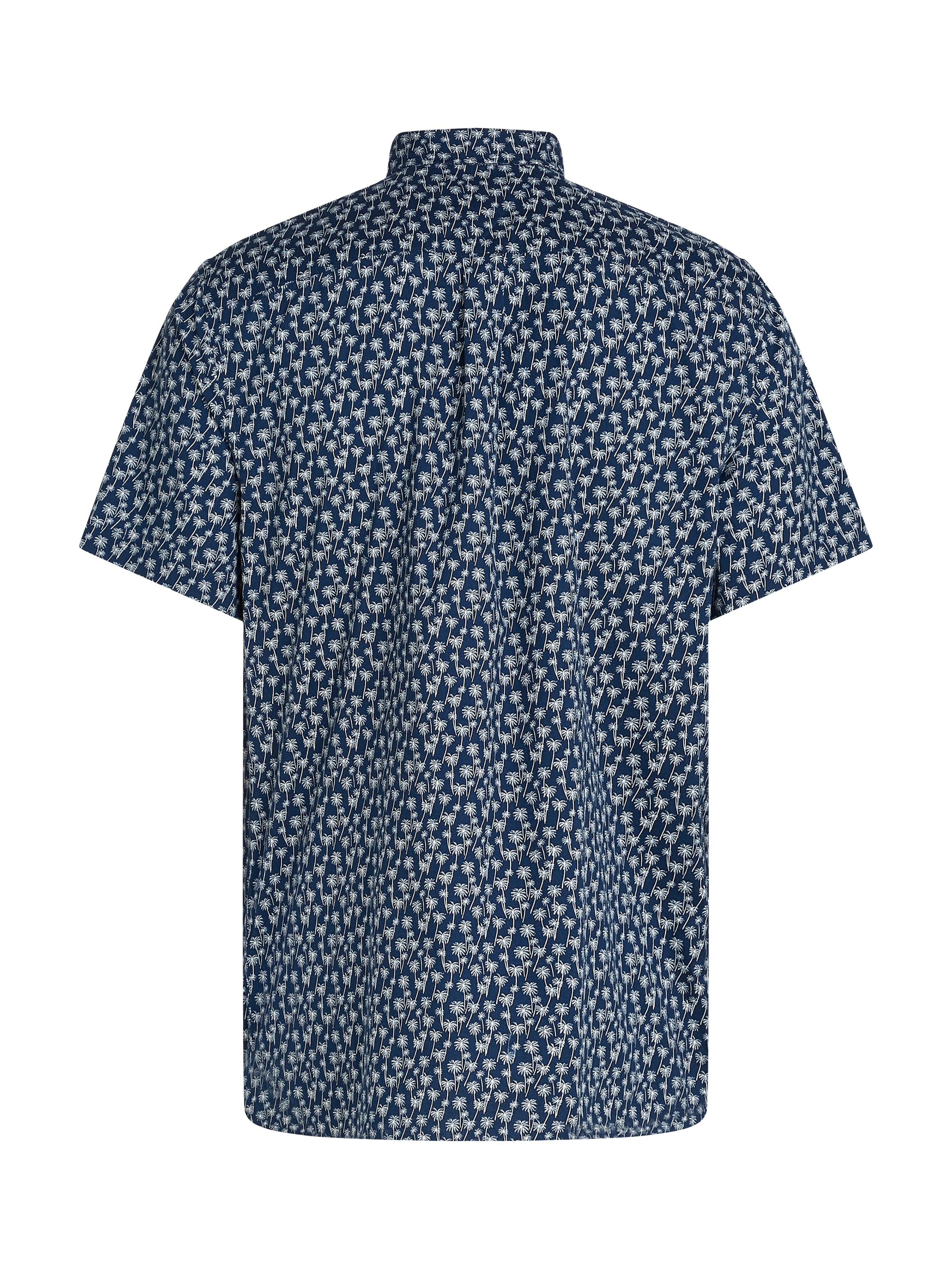 Tommy Hilfiger Kurzarmhemd »FLEX POPLIN PALM SS SF SHIRT«