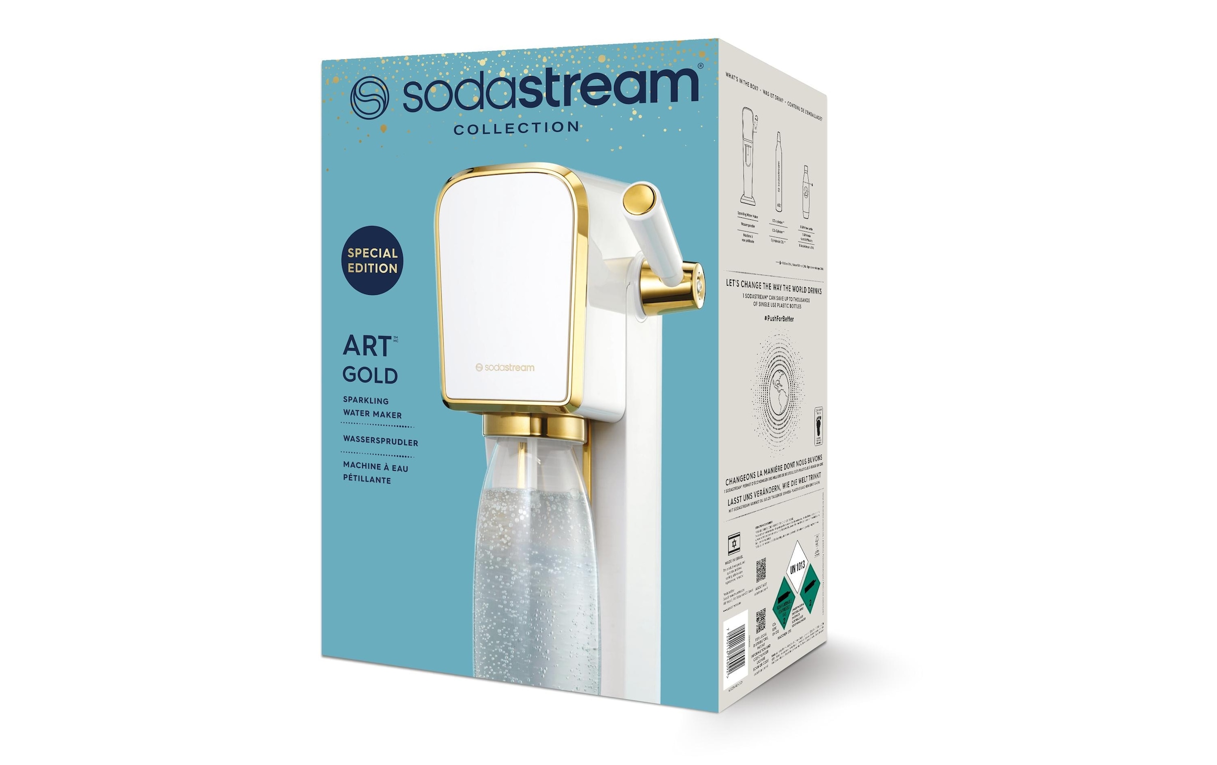 SodaStream Wassersprudler »Art Weiss/Goldfarben«