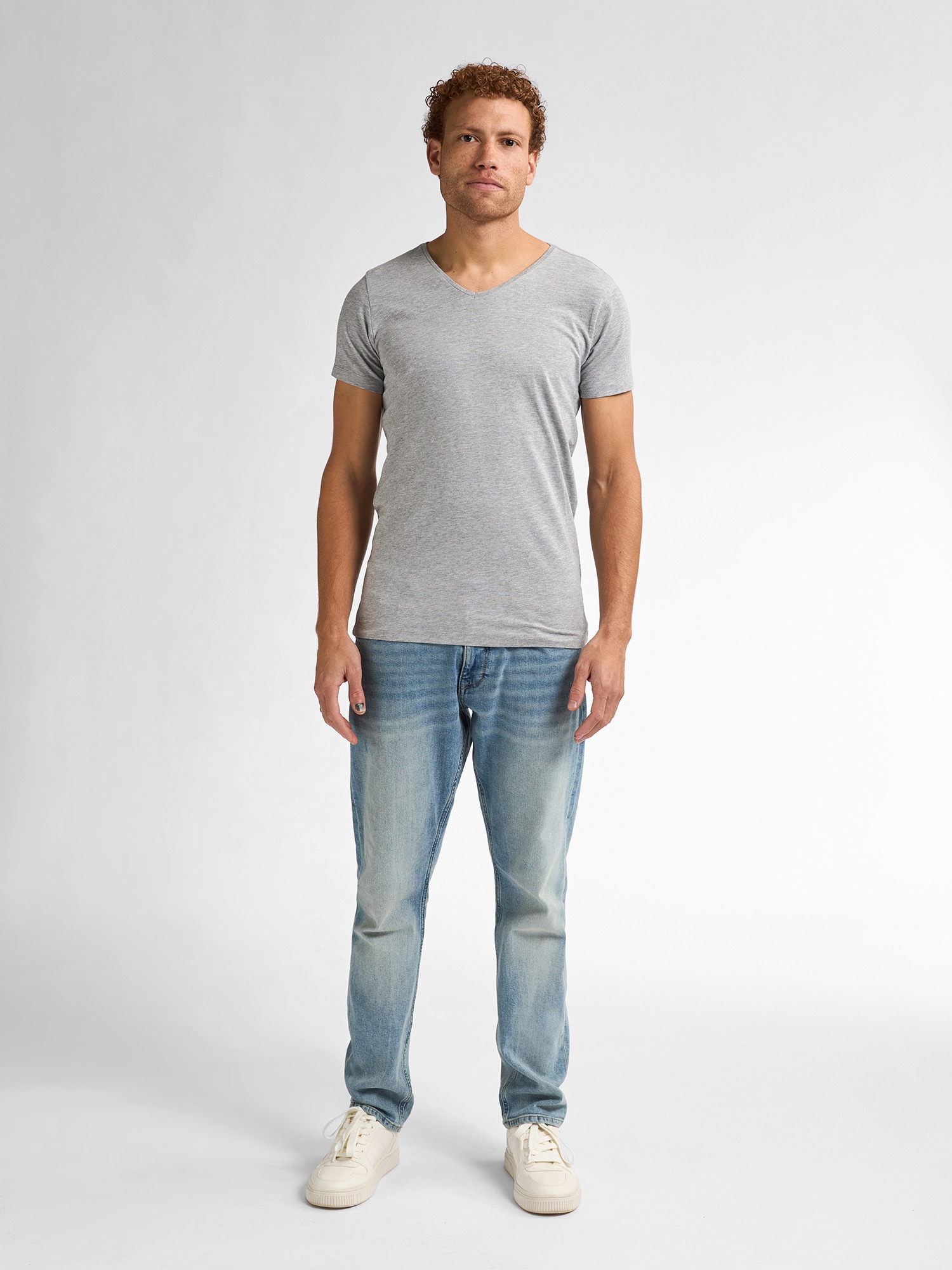 Petrol Industries T-Shirt, (Packung, 2er-Pack), V-Ausschnitt