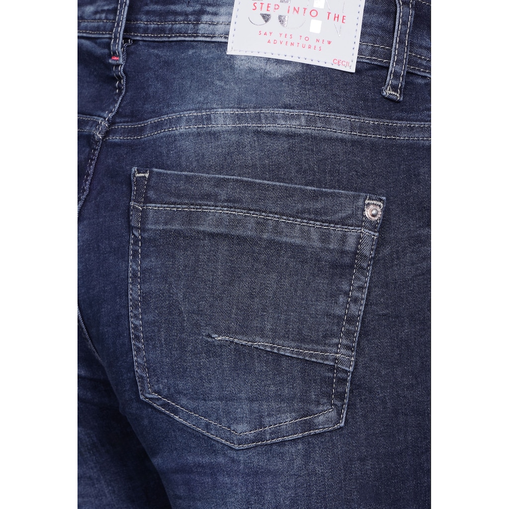 Cecil Slim-fit-Jeans, mit 5-Pcket Design