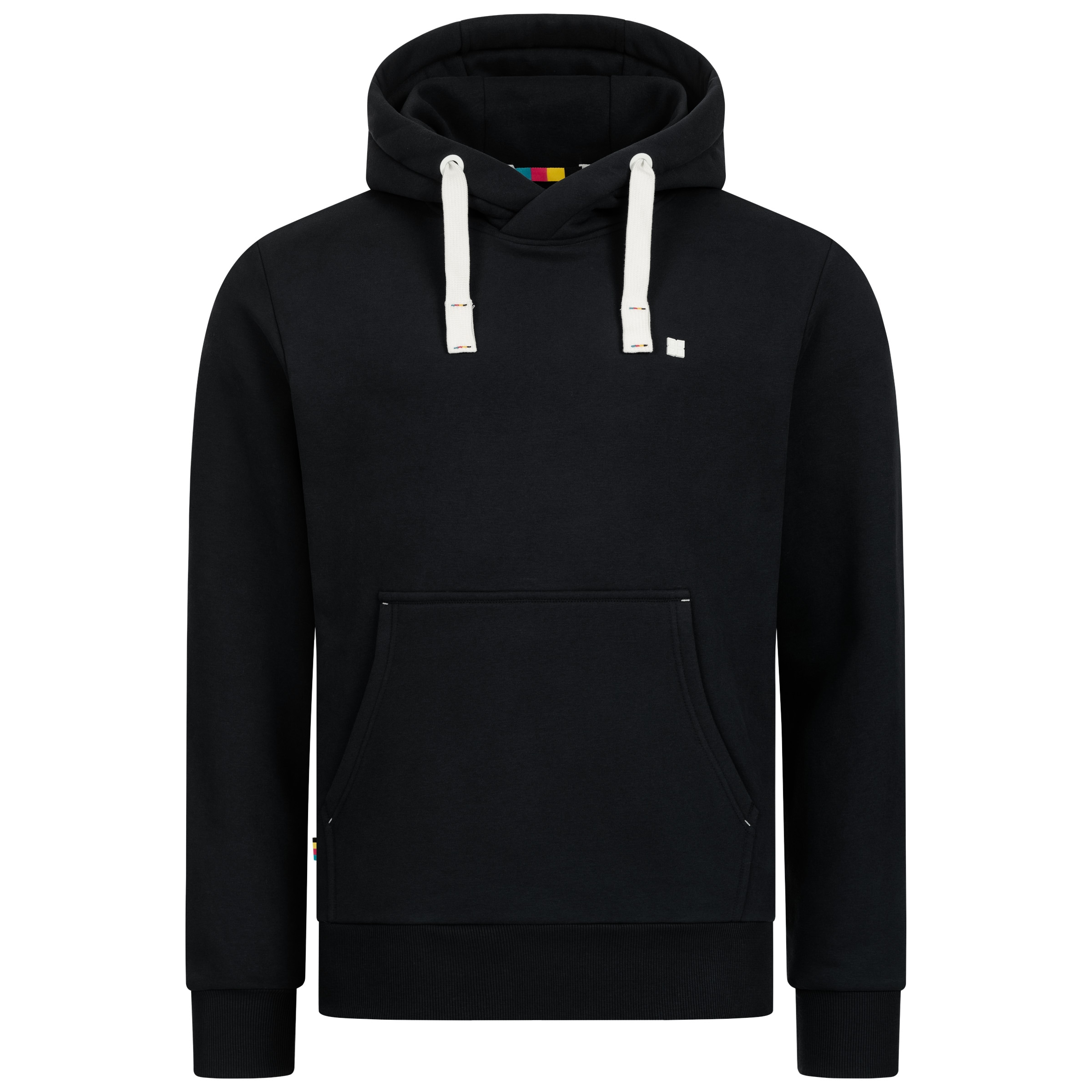 DEPROC Active Kapuzensweatshirt »LinusCMYK II MEN«, weiche Fleecejacke mit Kängurutasche