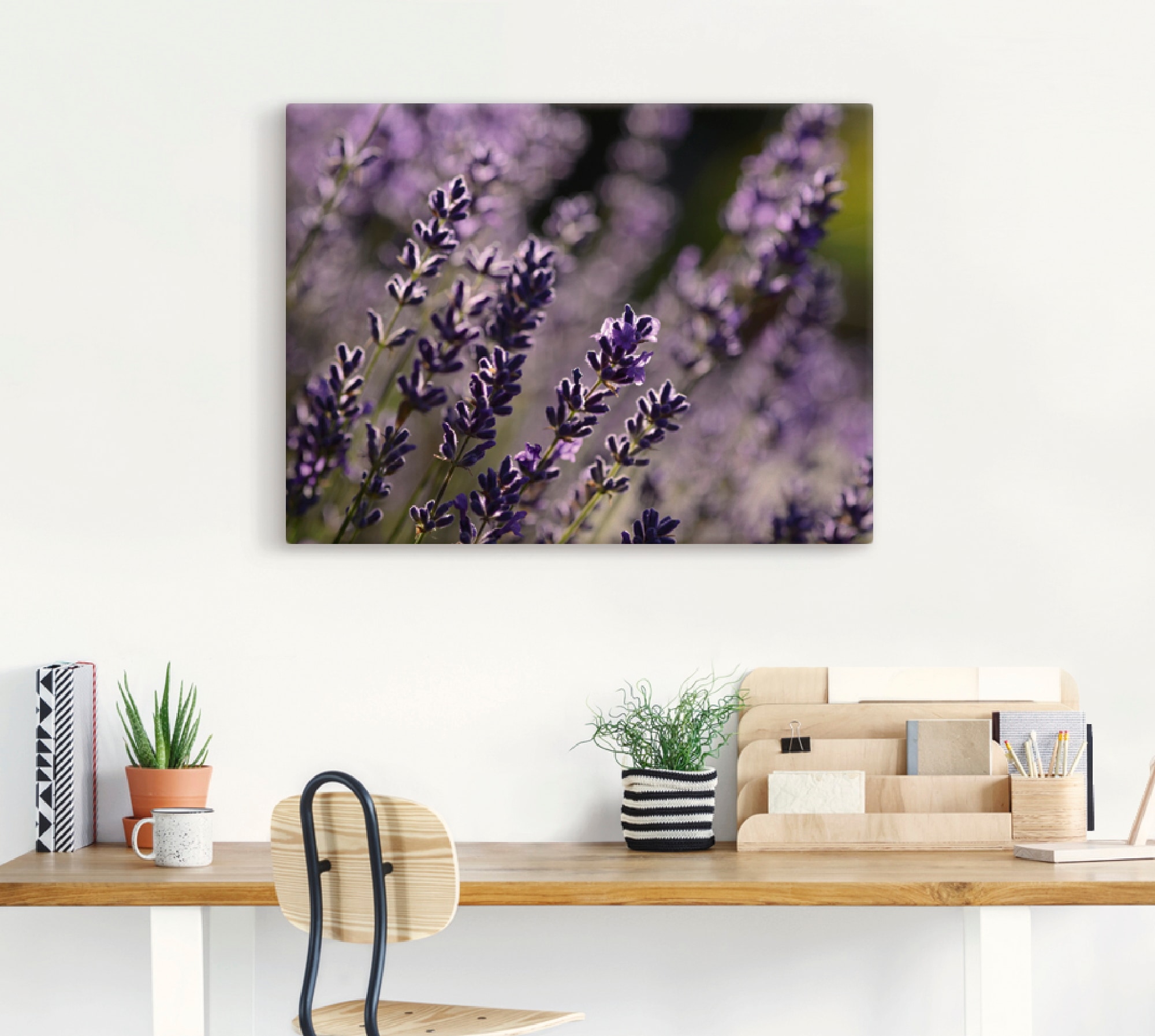 Artland Wandbild »Lavendel«, Blumen, (1 St.), als Leinwandbild in verschied. Grössen