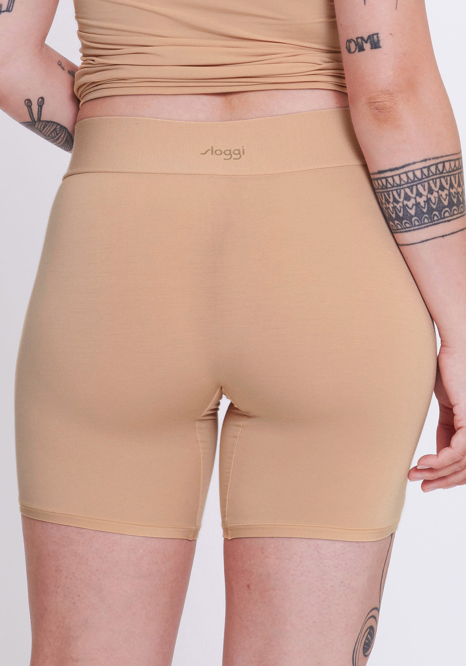 sloggi Lange Unterhose »GO Allround«, One Size, bequemer Piqué-Strick-Bund, weich und atmungsaktiv