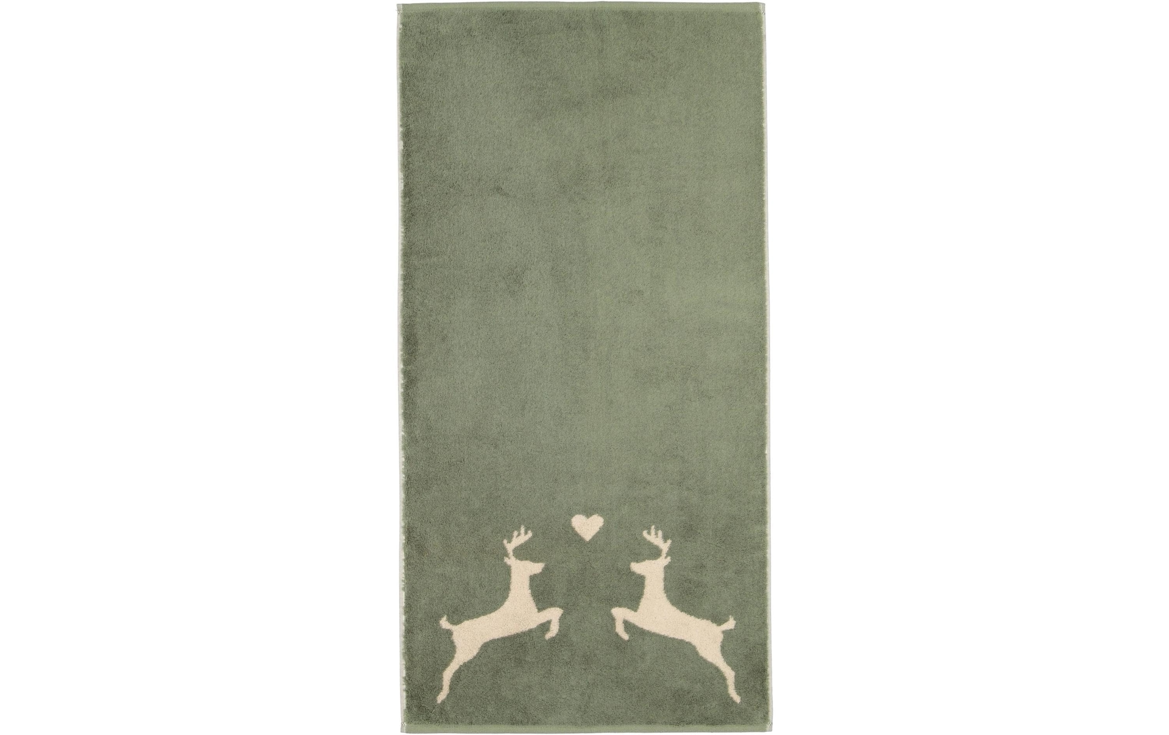 Cawö Duschtuch »Alpenchic Edition Hirsch 70 x 140 cm«, (1 St.)