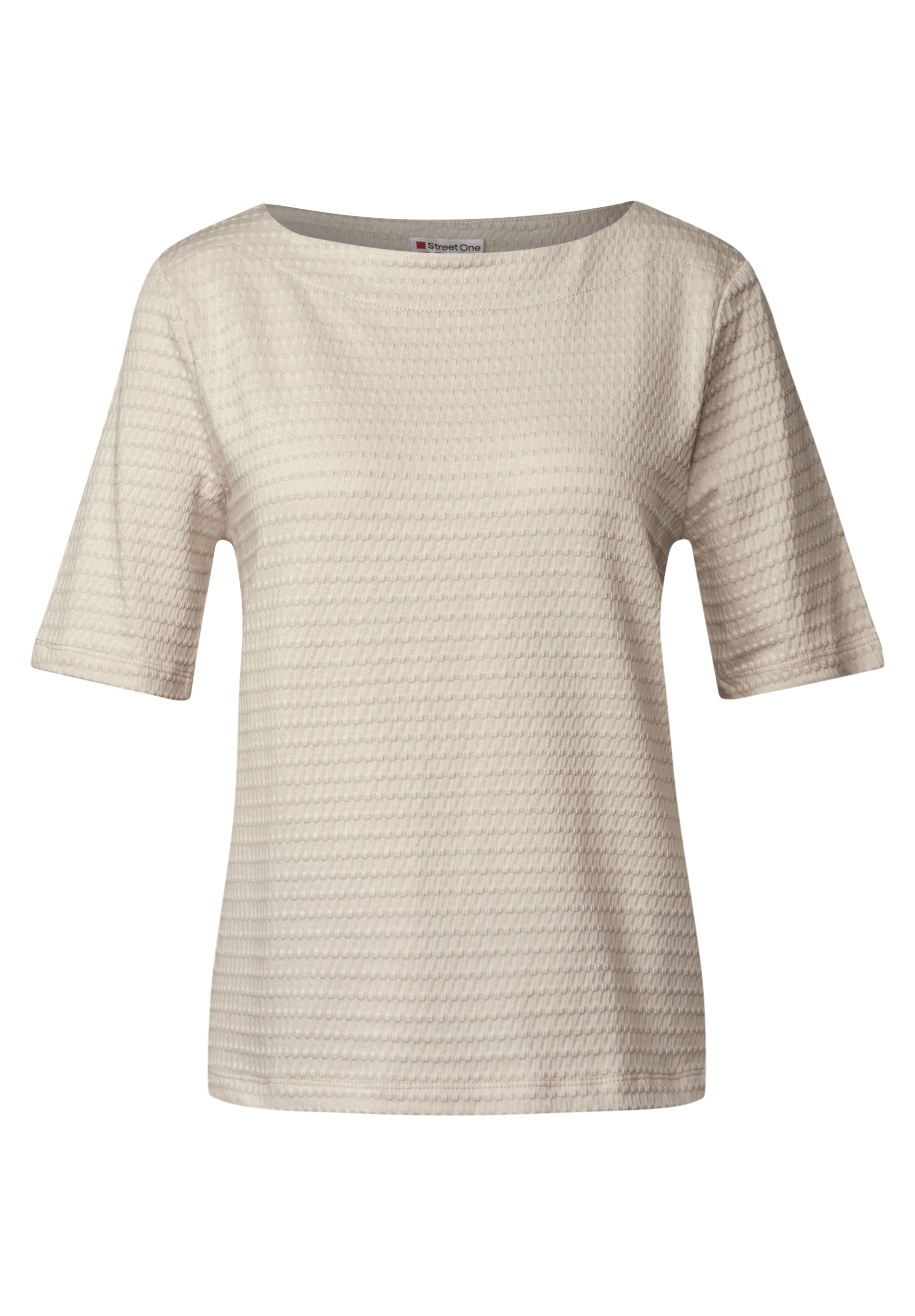 STREET ONE T-Shirt, mit feiner Struktur