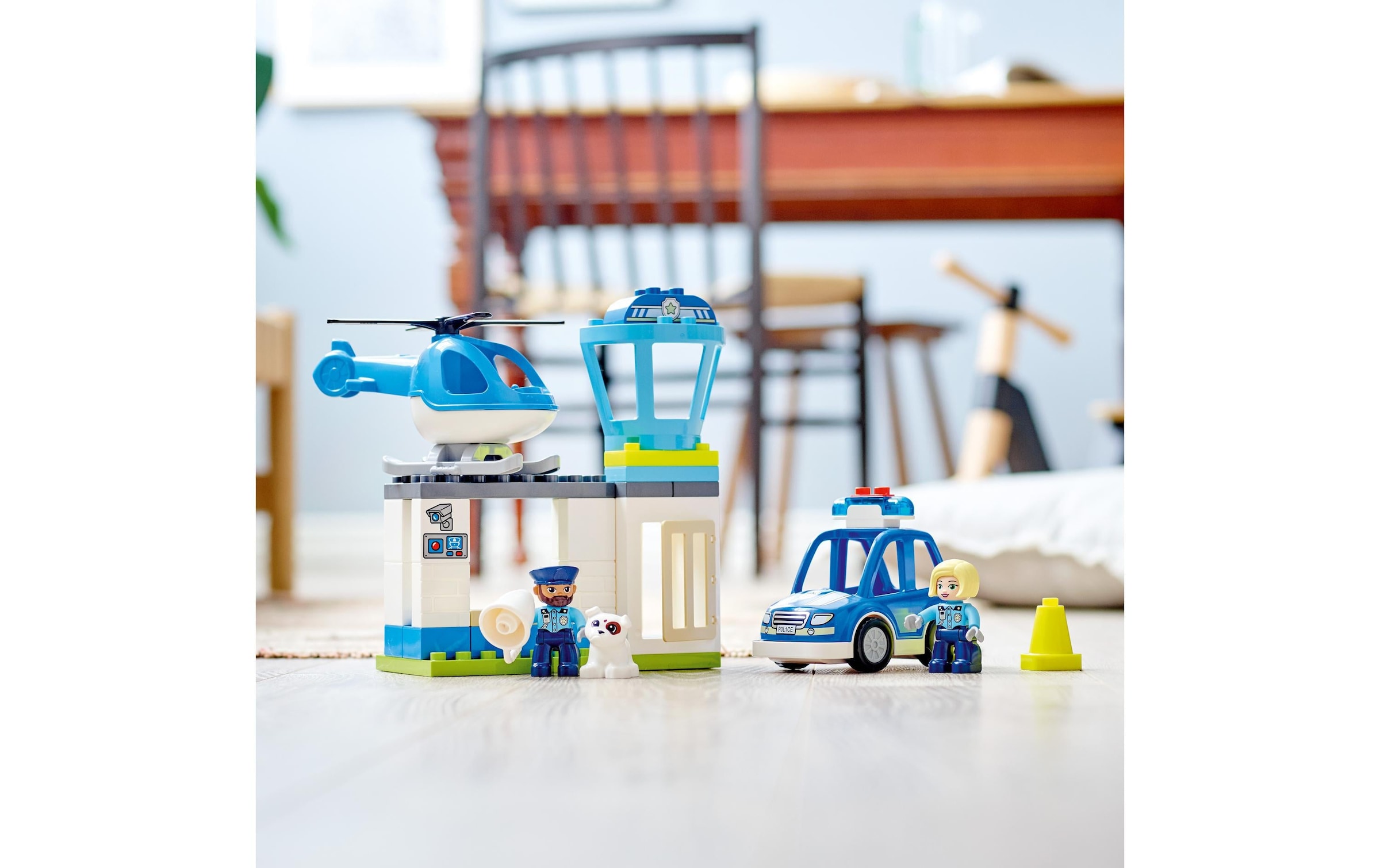 LEGO® Spielbausteine »LEGO DUPLO Polizeistation mit Hub«, (40 St.)