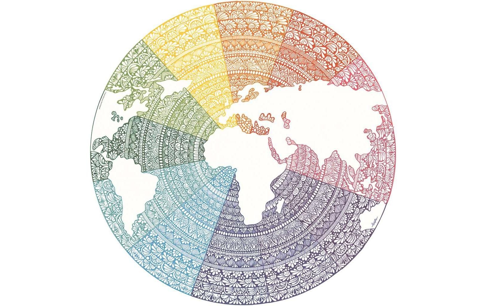 Ravensburger Puzzle »Puzzle Circle of colors Mandala«, (500 tlg.)